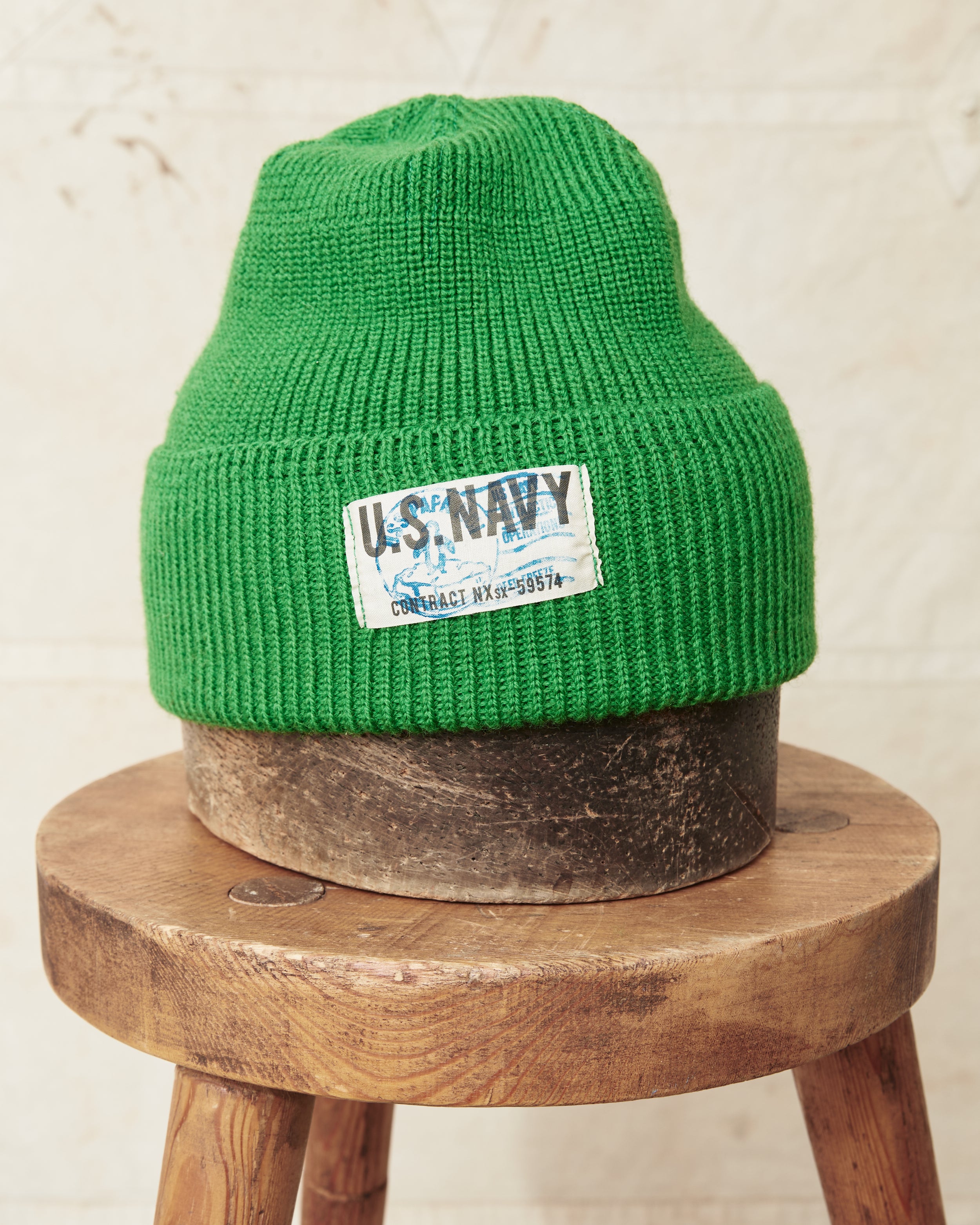 Papa Nui Cap Co. General Issue Operation Deep Freeze Wool Watch Cap Gr ...