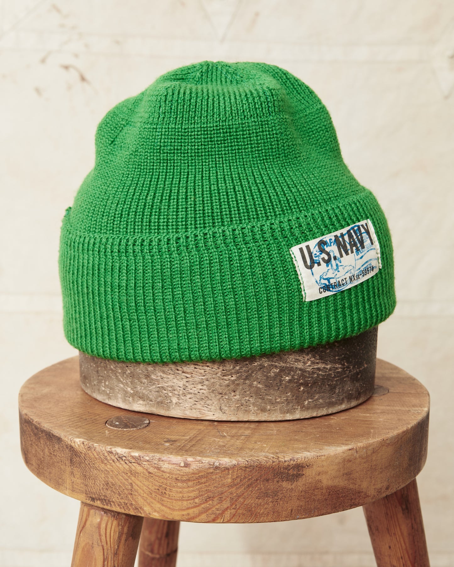Papa Nui Cap Co. General Issue Operation Deep Freeze Wool Watch Cap Green