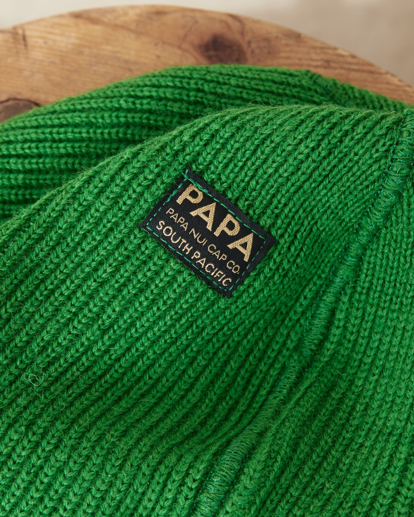Papa Nui Cap Co. General Issue Operation Deep Freeze Wool Watch Cap Green