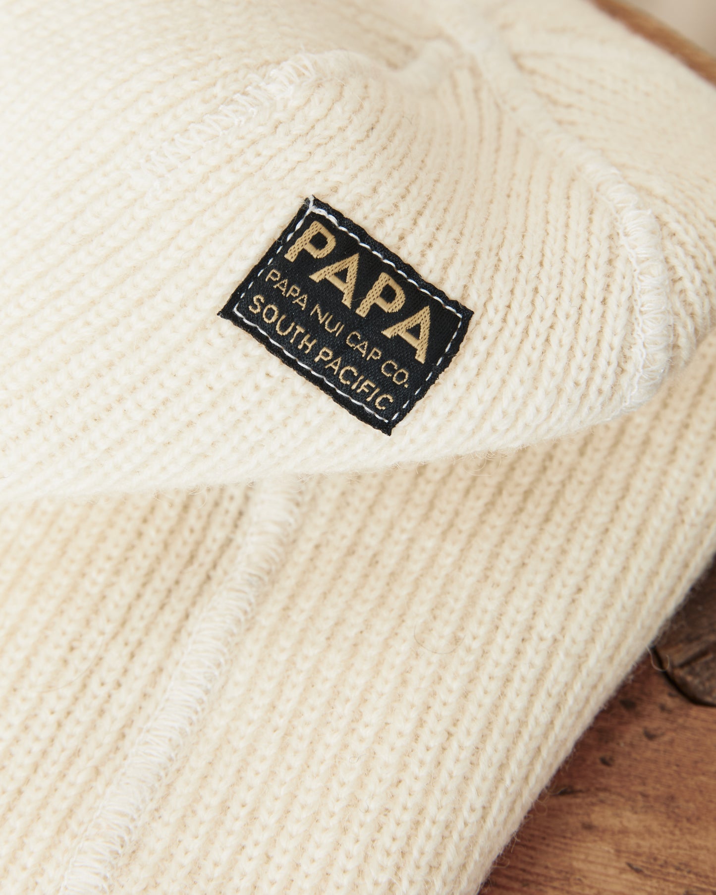 Papa Nui Cap Co. Watch Cap Milk