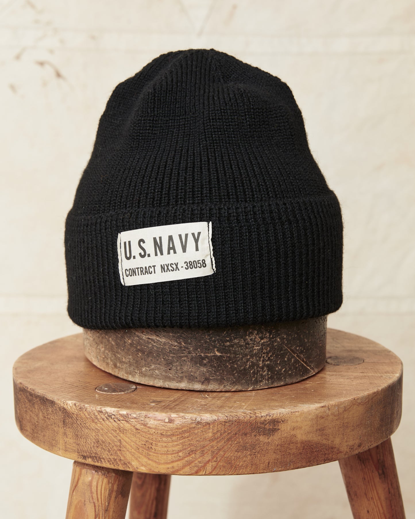 Papa Nui Cap Co. General Issue Watch Cap Black