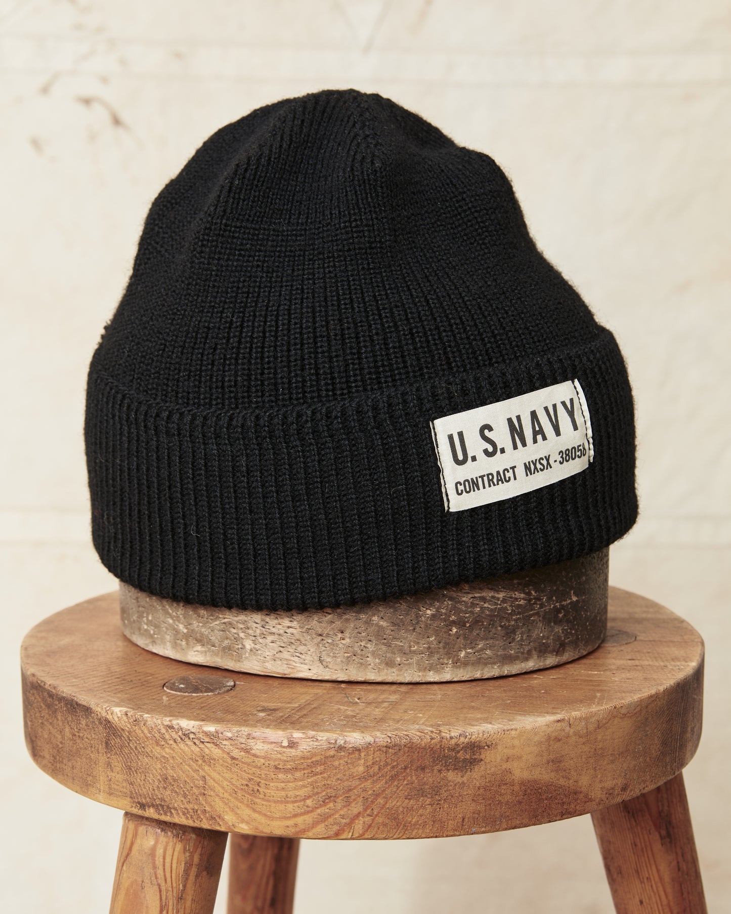 Papa Nui Cap Co. General Issue Watch Cap Black