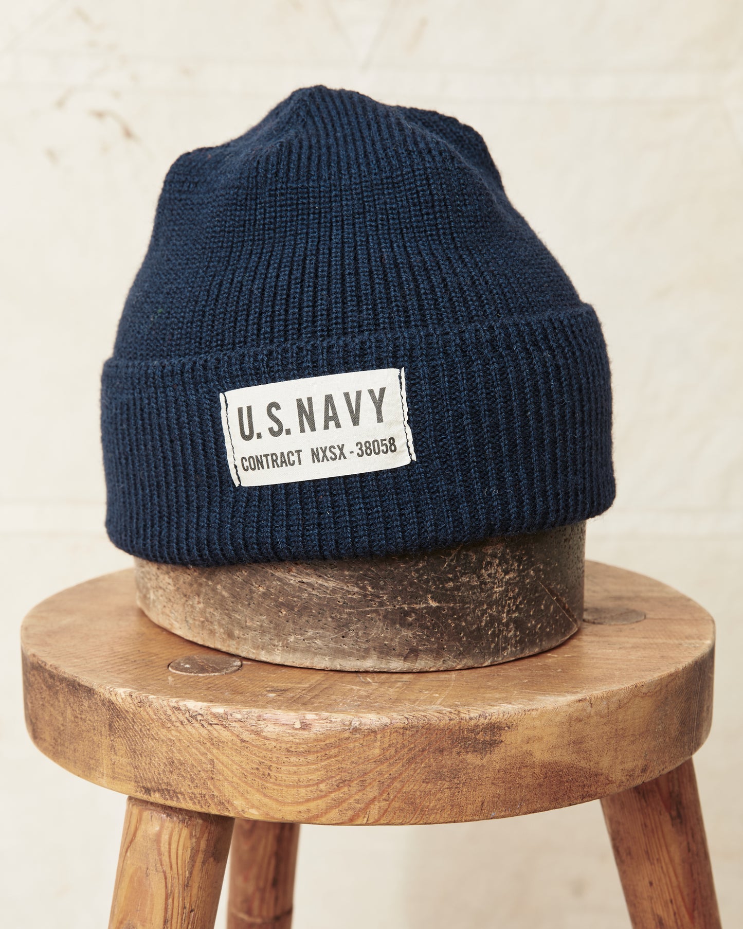 Papa Nui Cap Co. General Issue Wool Watch Cap Navy