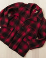 Vintage 1950's Buffalo Plaid Wool Hunting Jacket