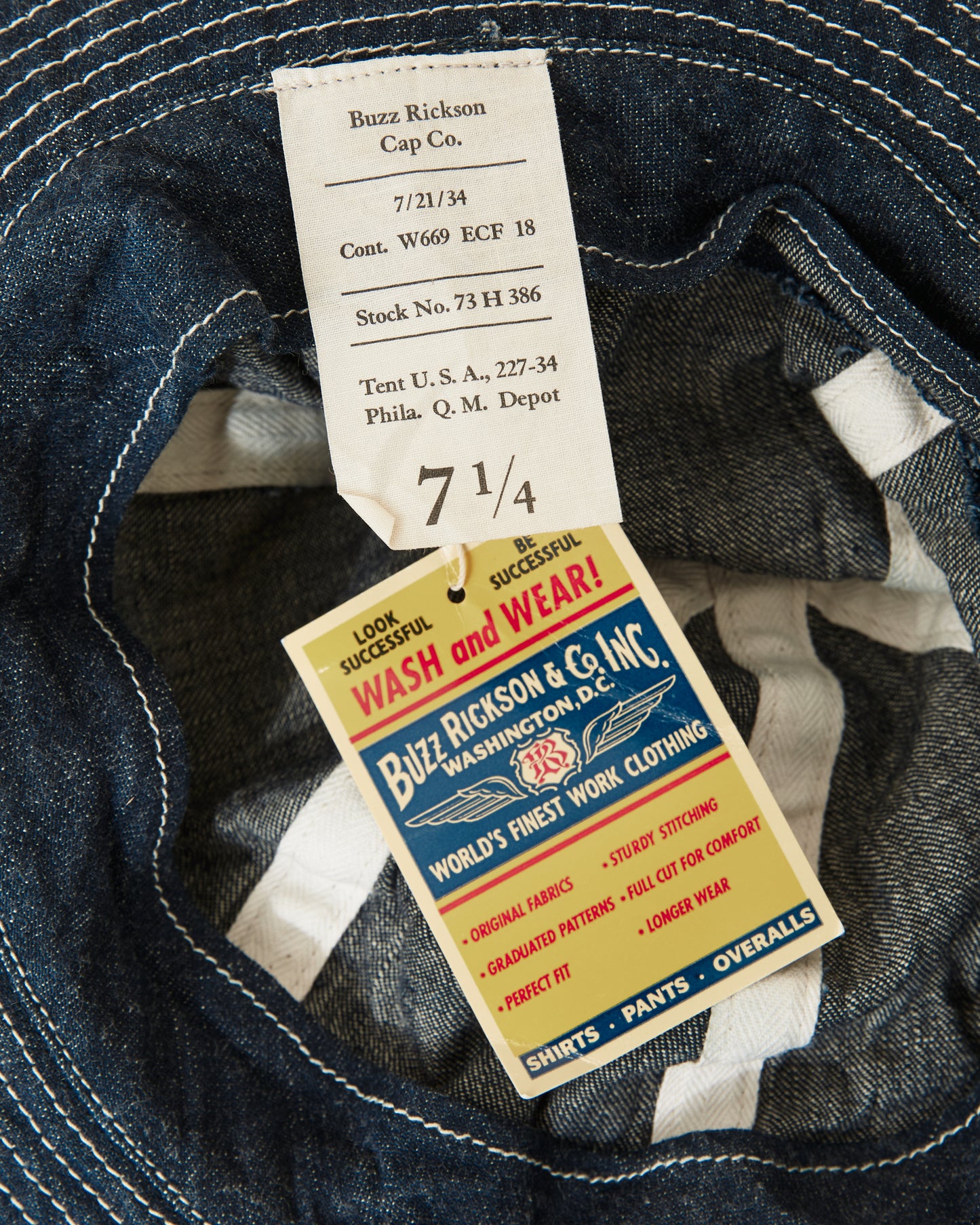 Buzz Rickson's Denim Daisy Mae Hat BR01476A