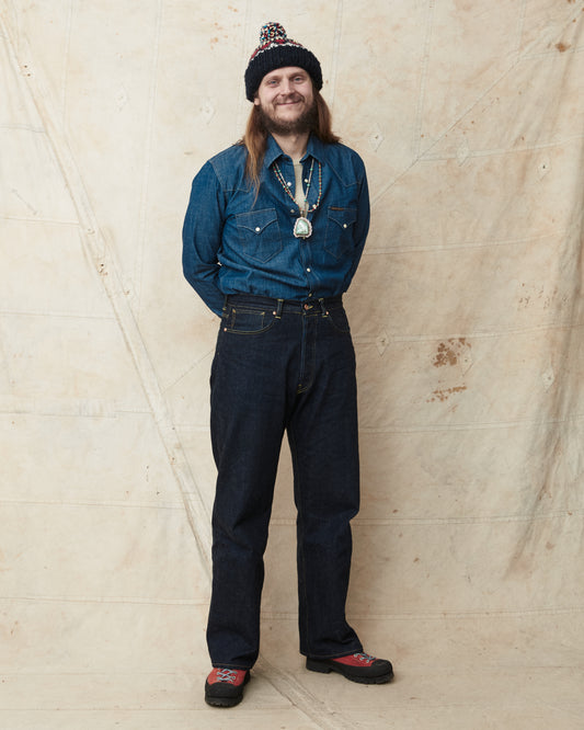 Indigofera Sideras Indigo Chambray Shirt