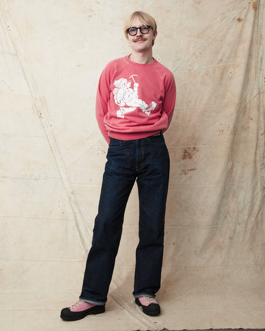 Big Rock Candy Mountaineering Wayne Raglan Sleeve Sweatshirt - Tomato