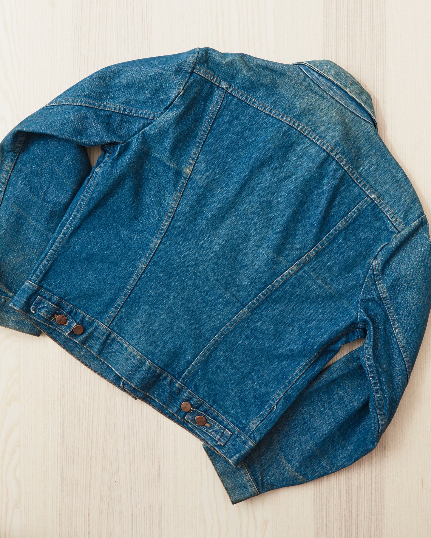 Vintage 70's Blue Bell Maverick Broken Twill Denim Jacket Size 40