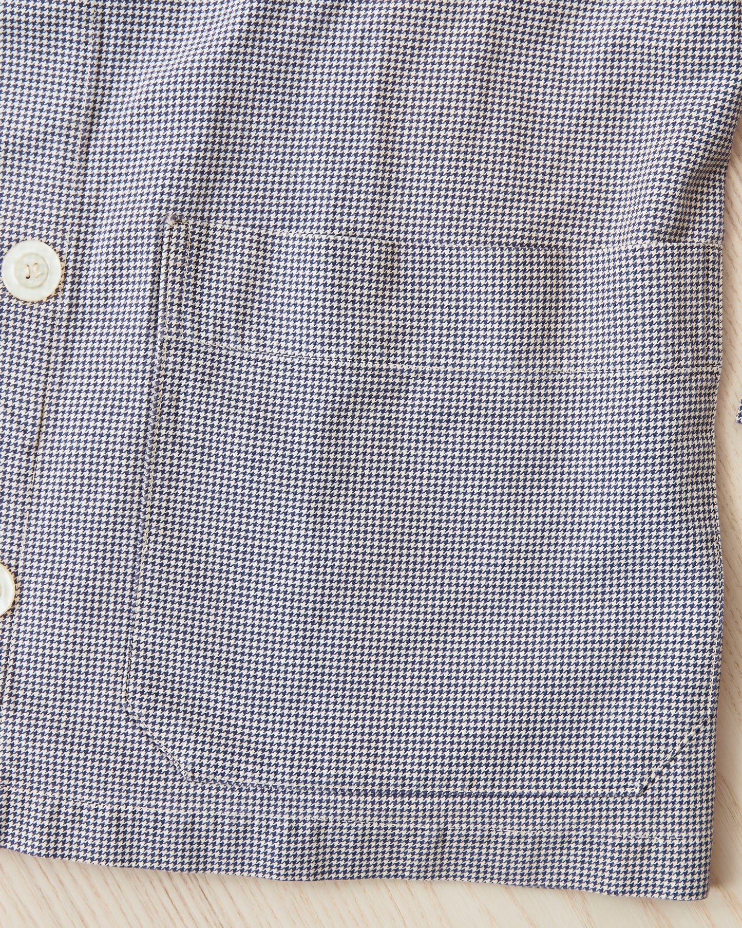 Vintage 1950's French Duthilleul & Minart Double Breasted Butchers Jacket