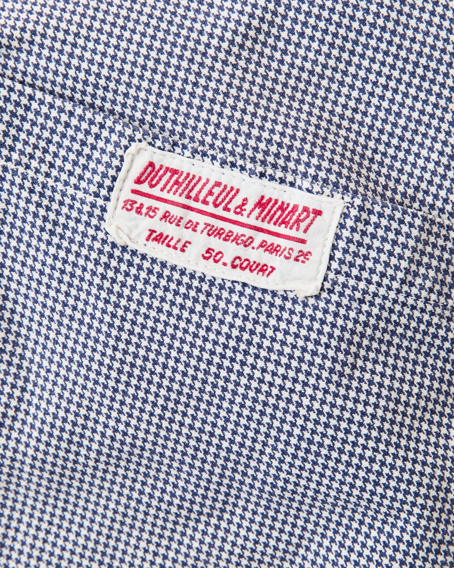 Vintage 1950's French Duthilleul & Minart Double Breasted Butchers Jacket