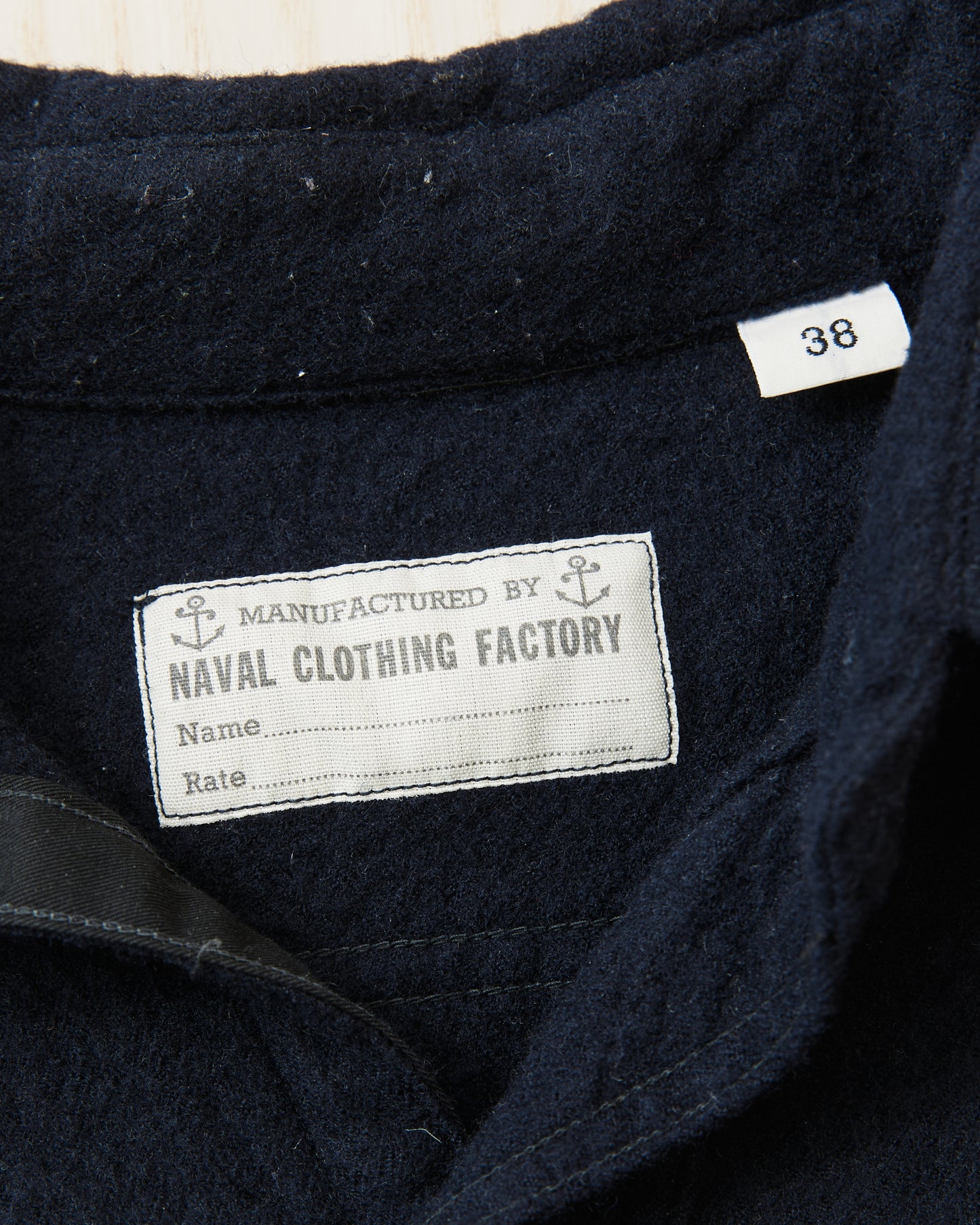 Second Hand Buzz Rickson's U. S. Navy CPO Wool Shirt BR24961 Size 38