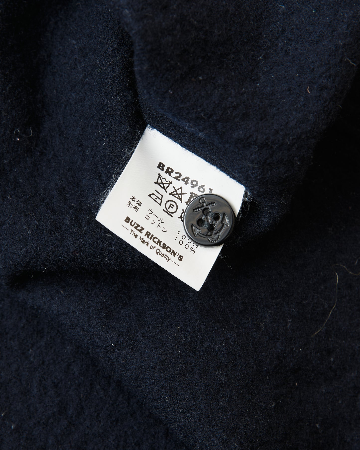 Second Hand Buzz Rickson's U. S. Navy CPO Wool Shirt BR24961 Size 38