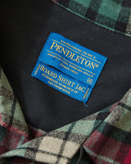 Second Hand Pendleton Wool Board Shirt Size XL
