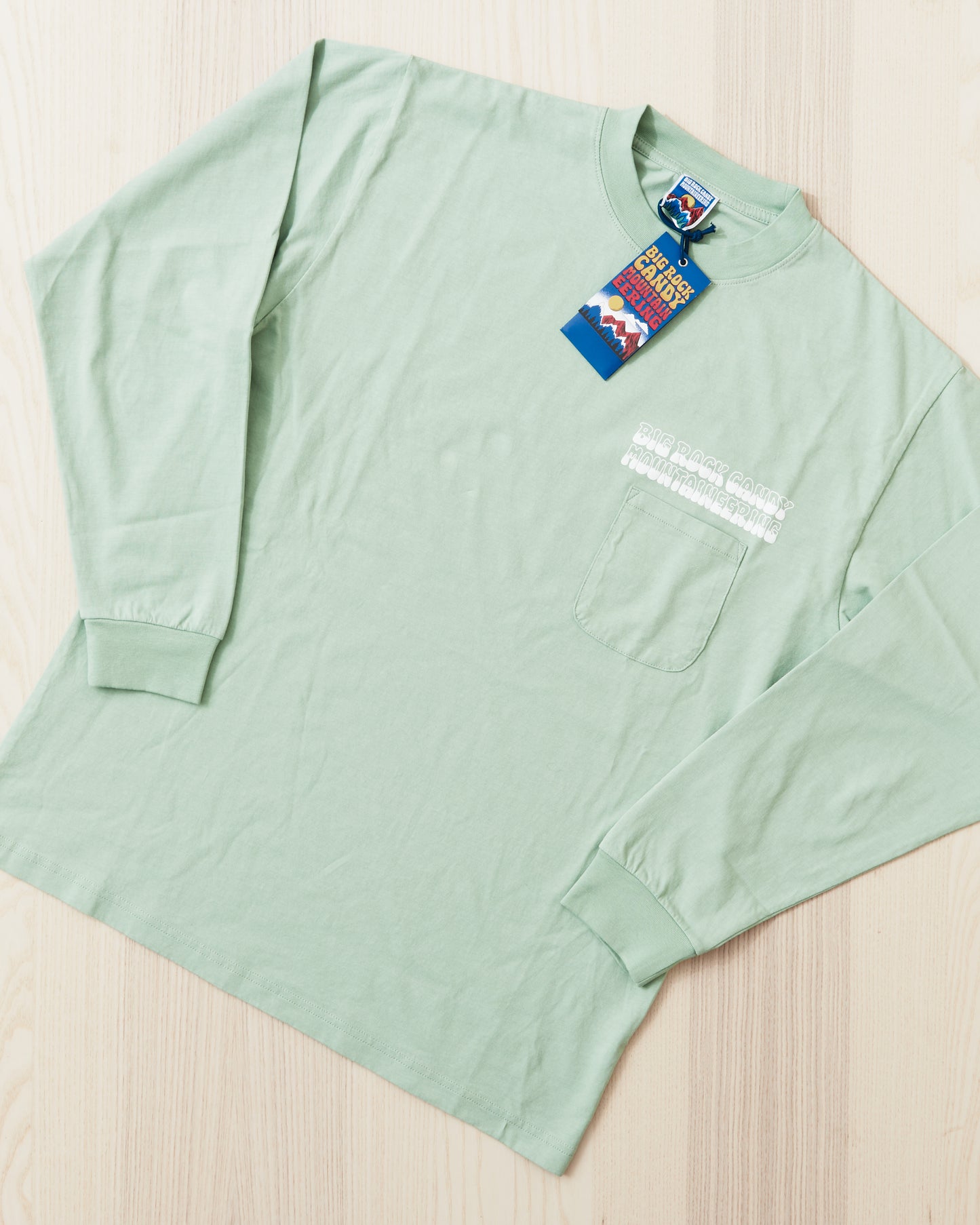 Big Rock Candy Mountaineering Garage Shop LS Tee - Toothpaste