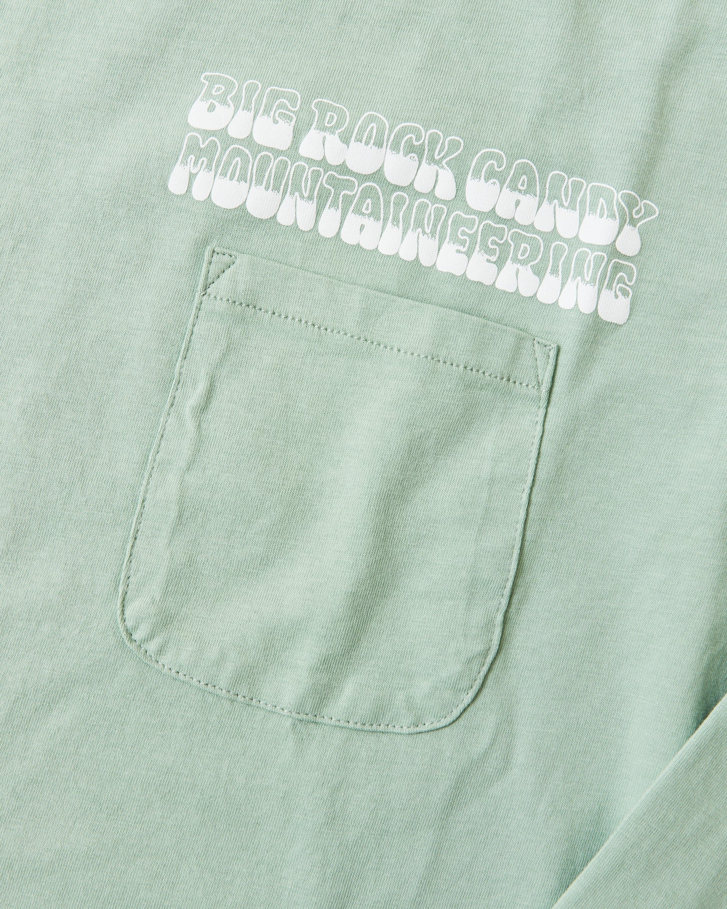 Big Rock Candy Mountaineering Garage Shop LS Tee - Toothpaste