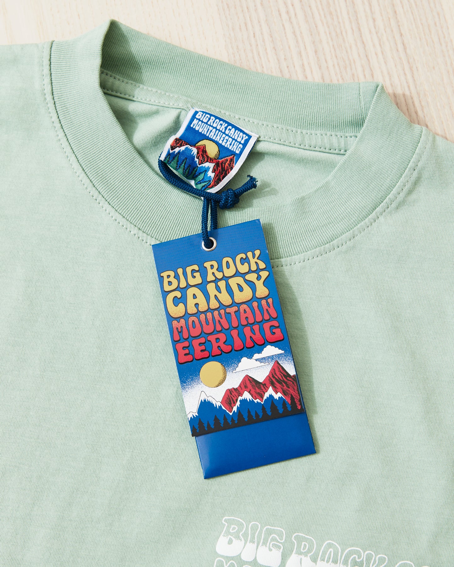 Big Rock Candy Mountaineering Garage Shop LS Tee - Toothpaste