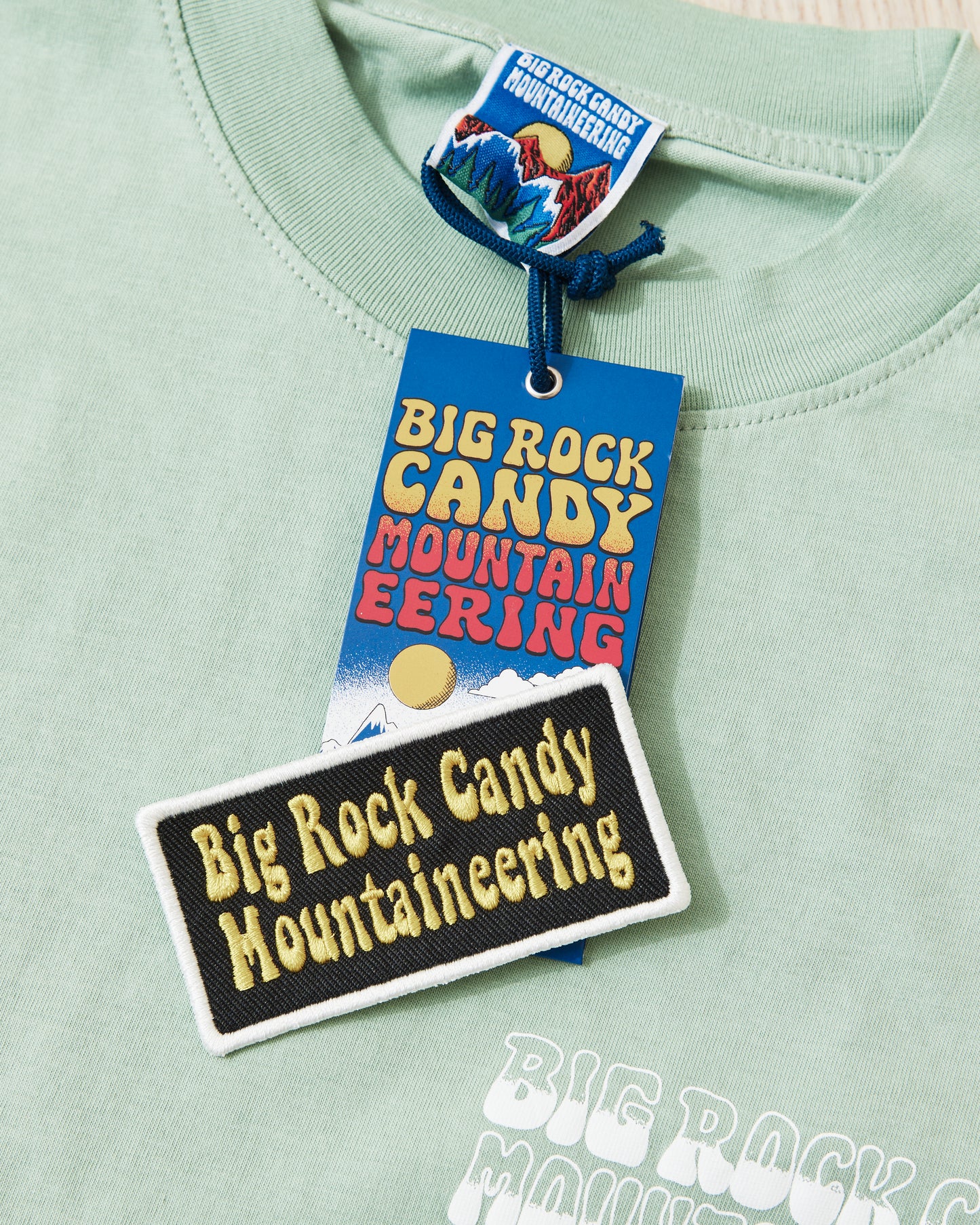 Big Rock Candy Mountaineering Garage Shop LS Tee - Toothpaste