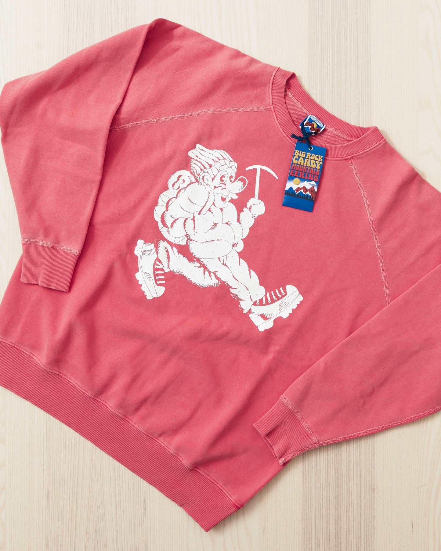 Big Rock Candy Mountaineering Wayne Raglan Sleeve Sweatshirt - Tomato
