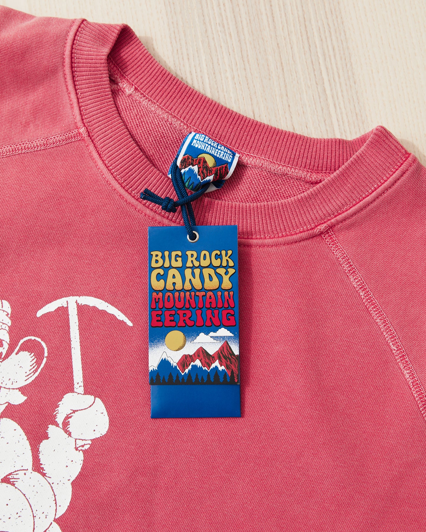 Big Rock Candy Mountaineering Wayne Raglan Sleeve Sweatshirt - Tomato