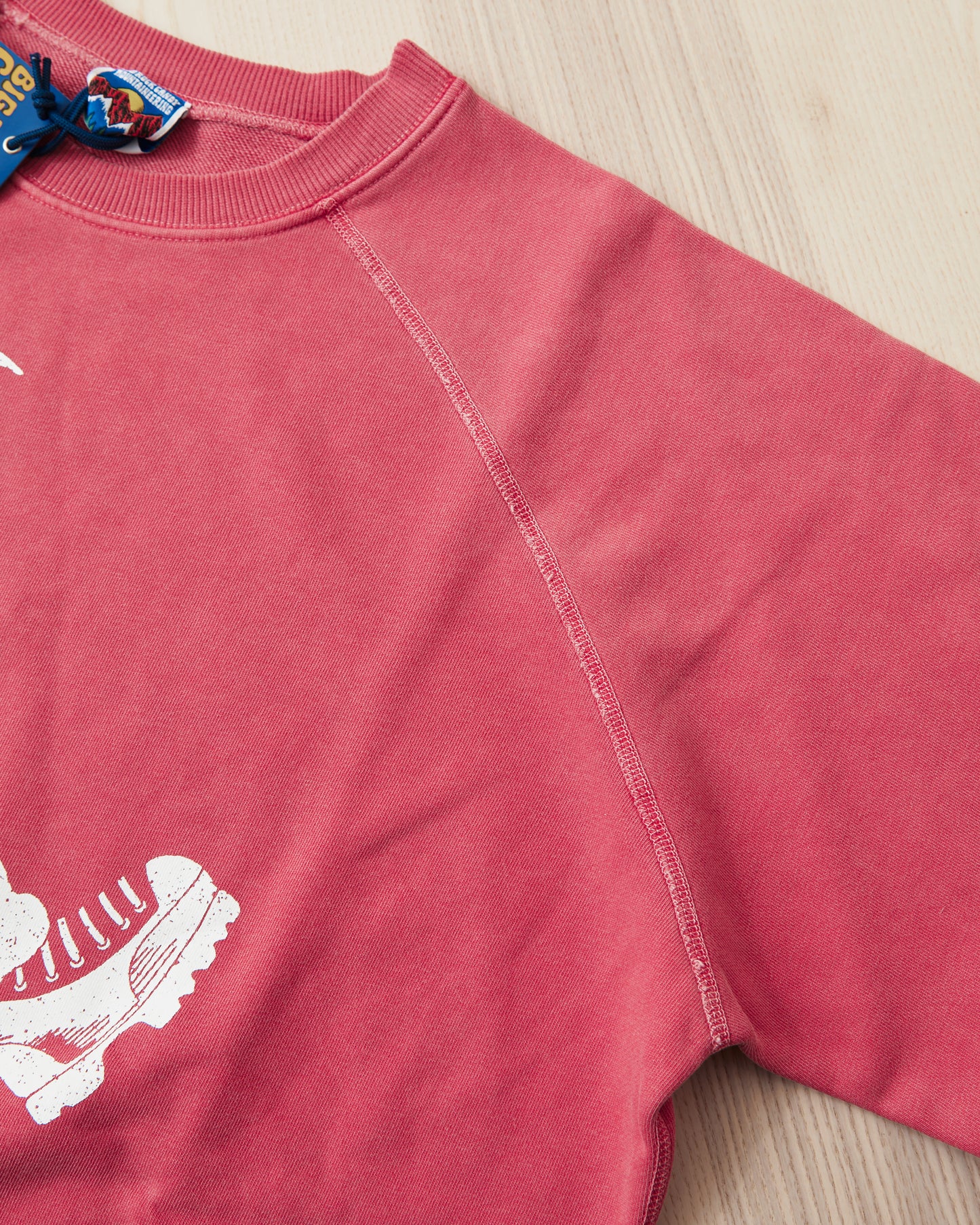 Big Rock Candy Mountaineering Wayne Raglan Sleeve Sweatshirt - Tomato