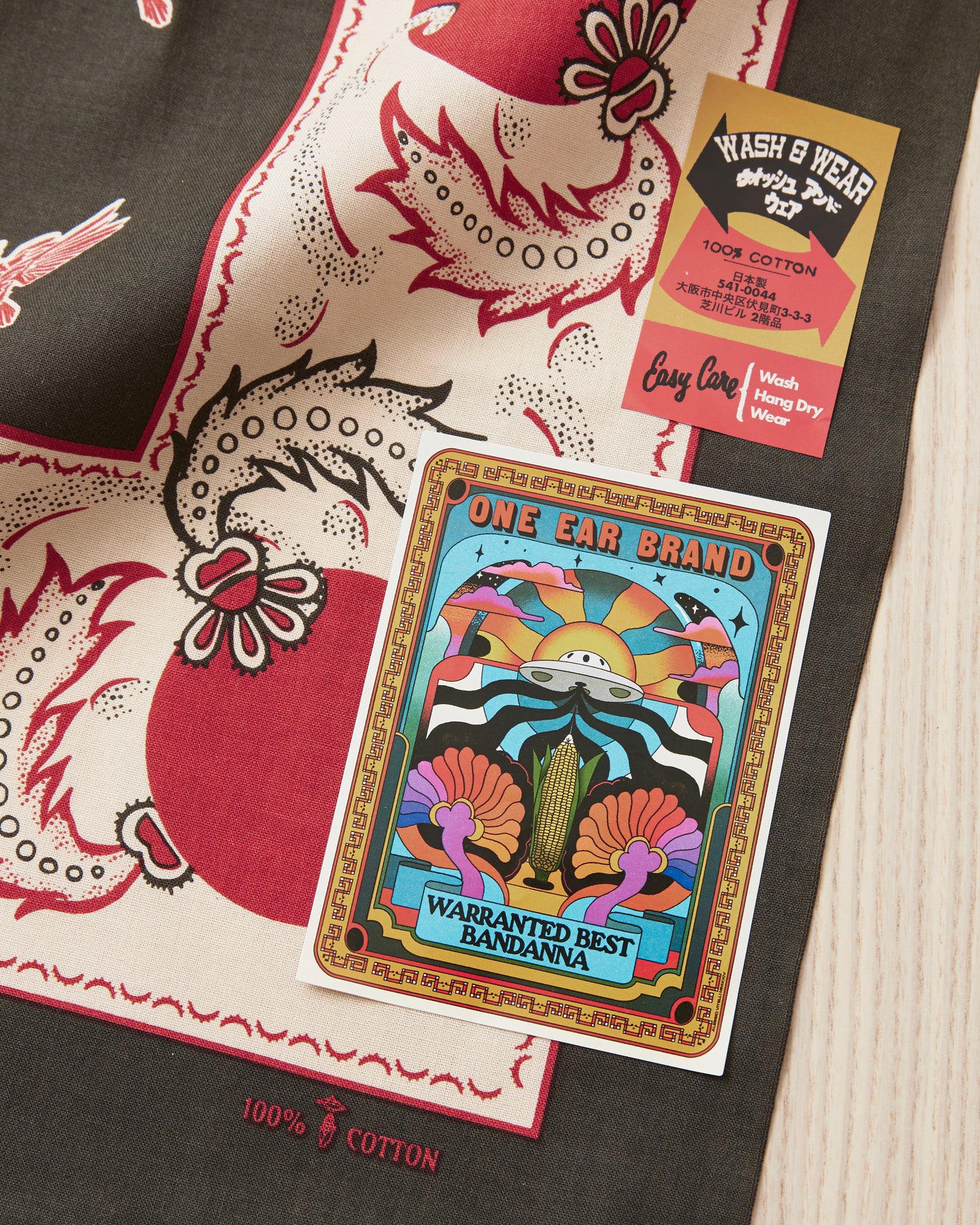 One Ear Brand Cardinal Bandana