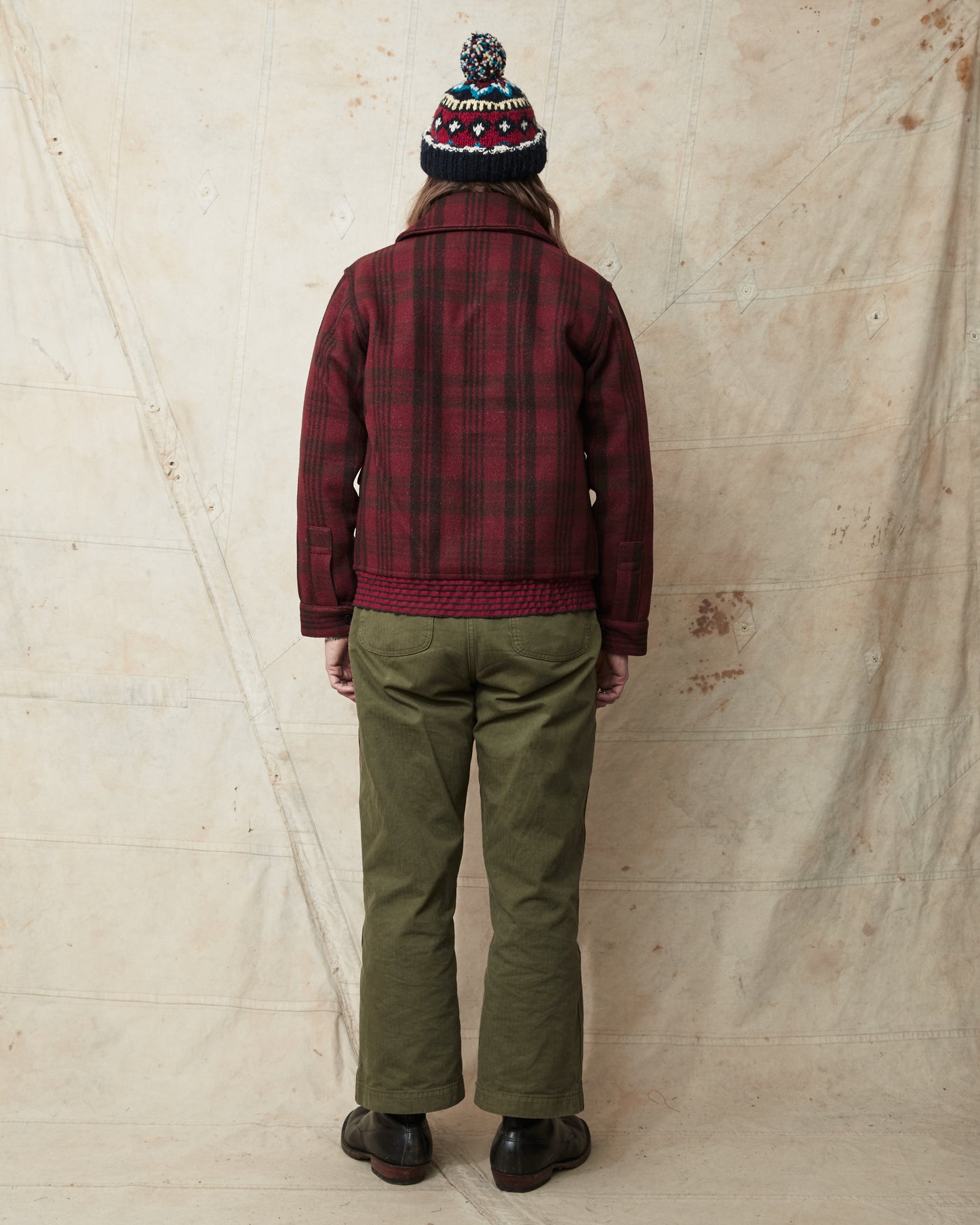 Buzz Rickson's BR15752 Red Wool Plaid Jacket Civilian Conservation Corps