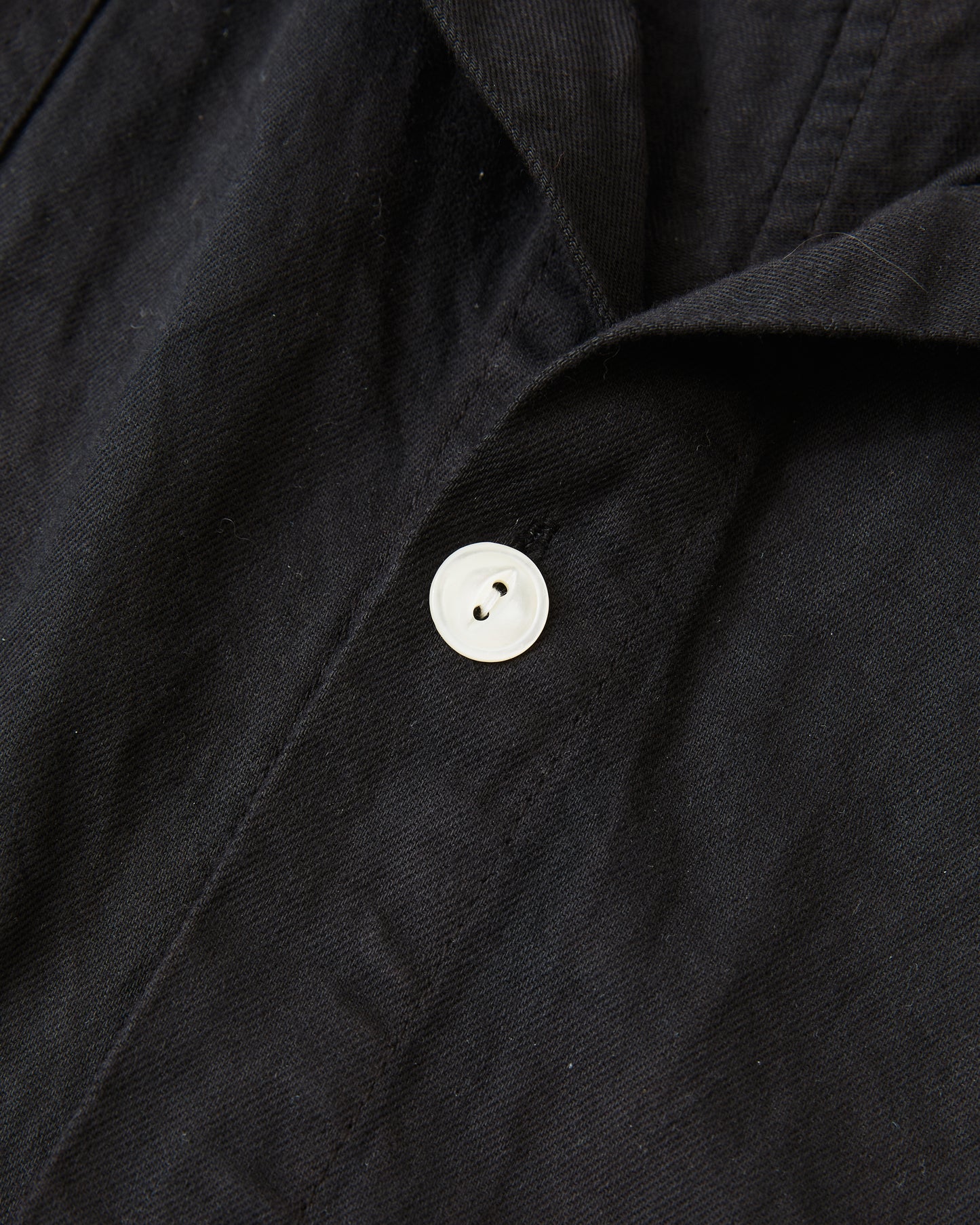 Tender Type 439 Stole Pocket Butterfly Shirt Black Hole Dyed