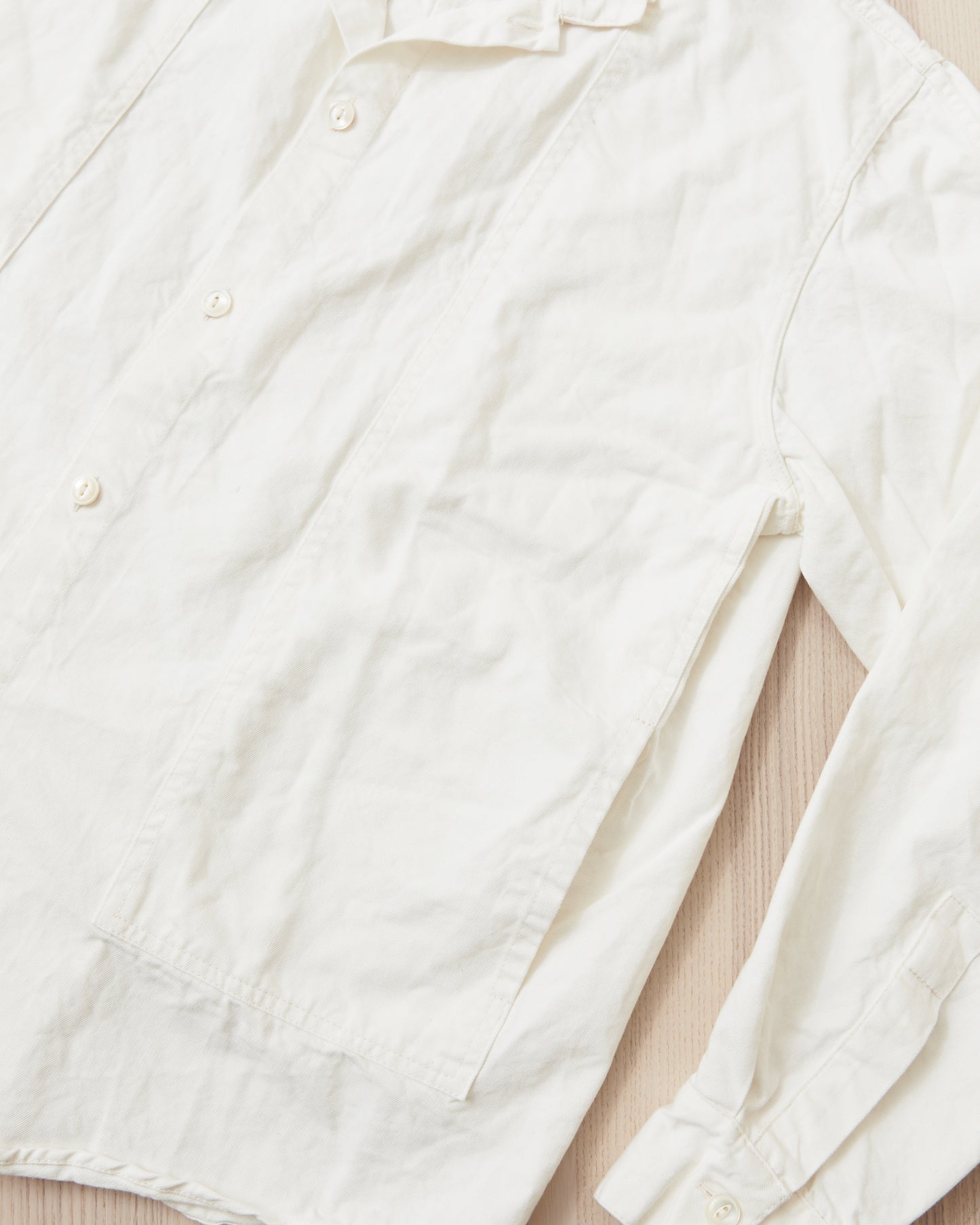 Tender Type 439 Stole Pocket Butterfly Shirt Rinsed