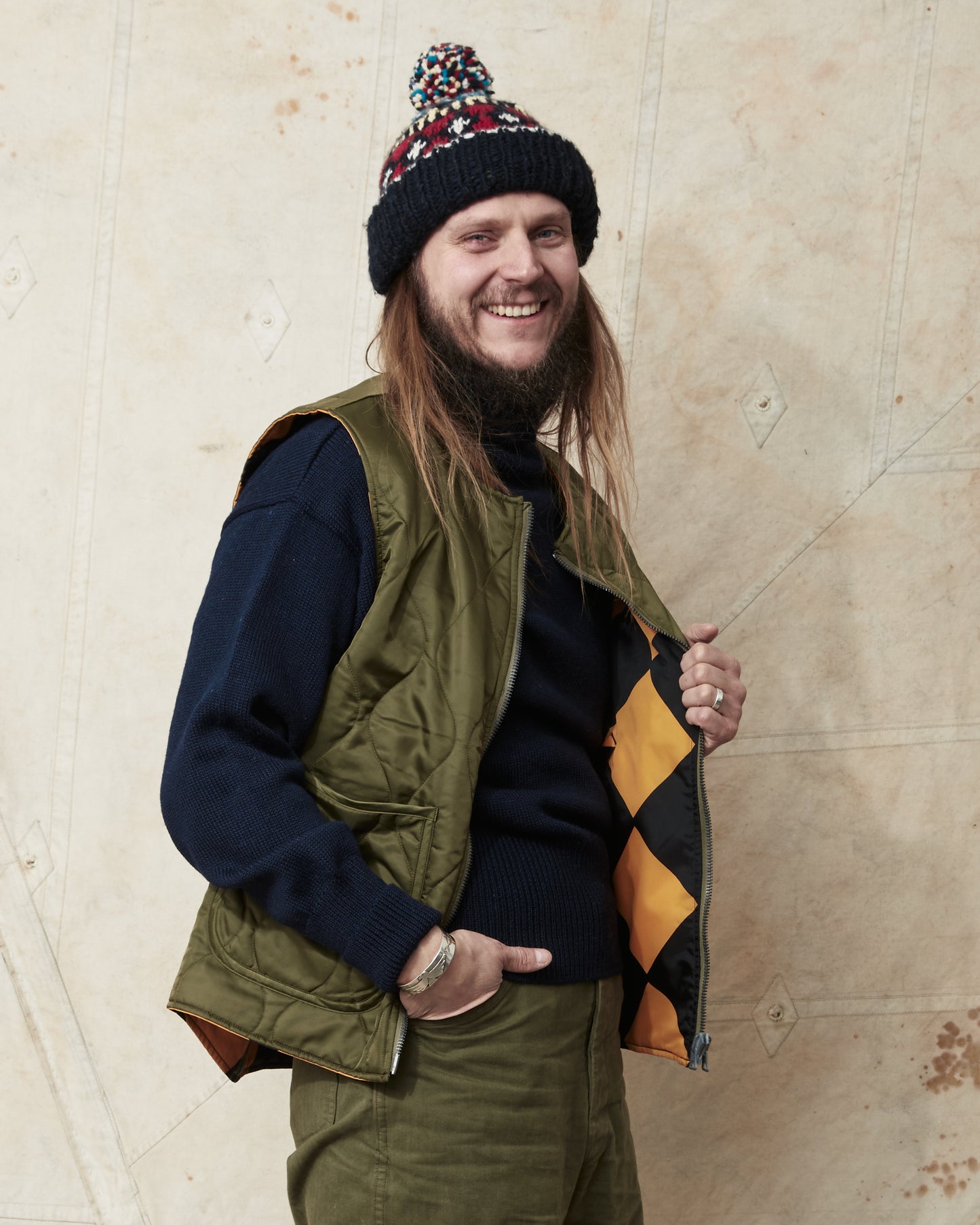 Buzz Rickson's BR15749 Line Crewman Reversible Vest