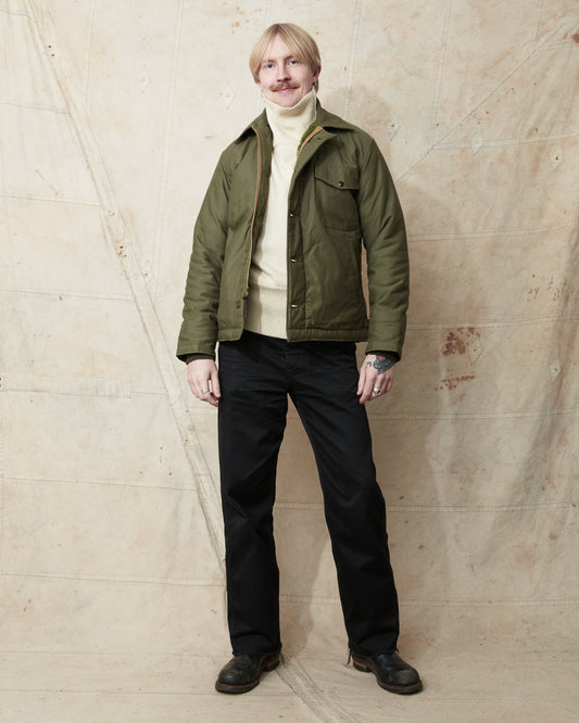 Buzz Rickson's BR14956 Type A-2 Intermediate Cold Weather Deck Jacket Olive Drab