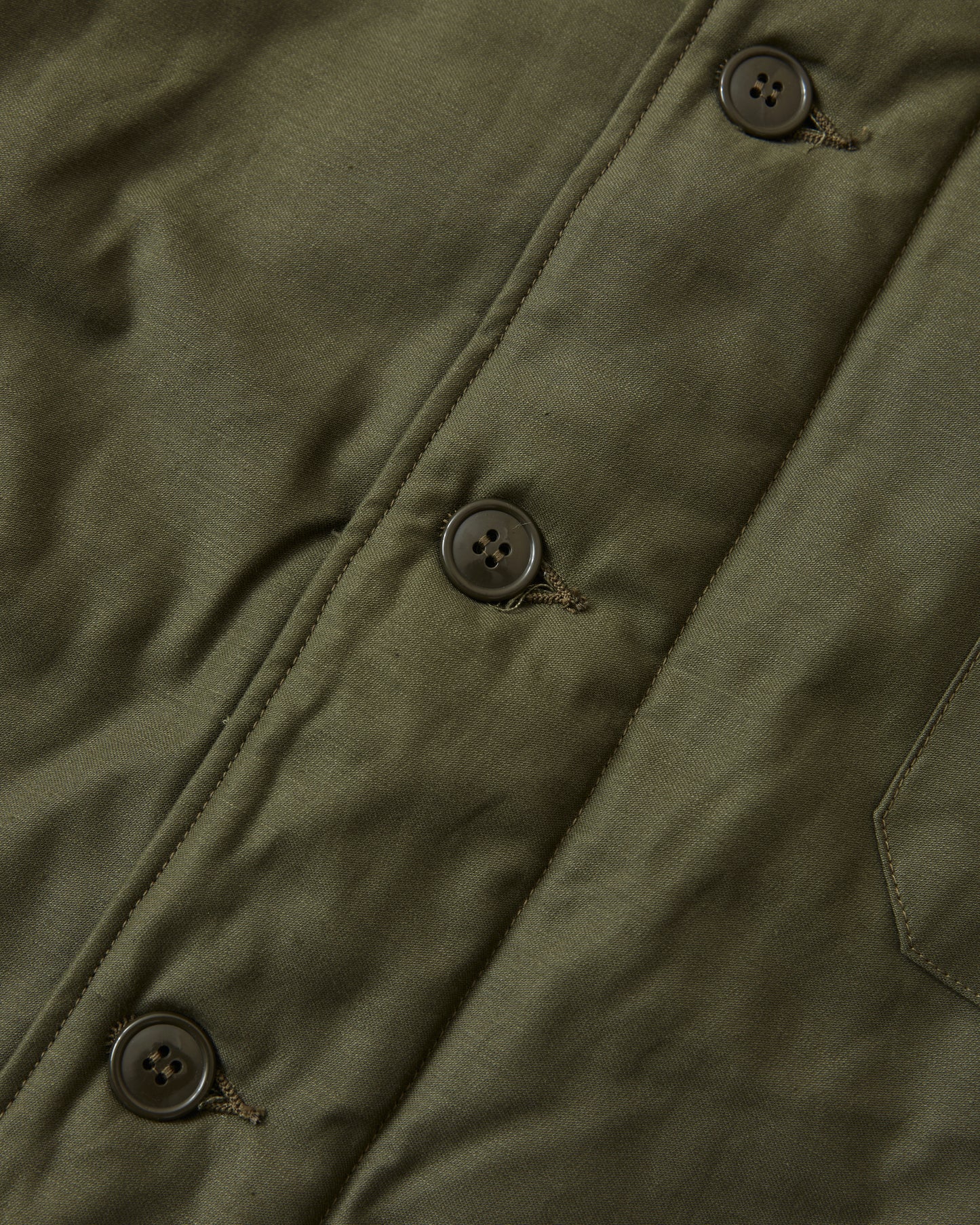 Buzz Rickson's BR14956 Type A-2 Intermediate Cold Weather Deck Jacket Olive Drab