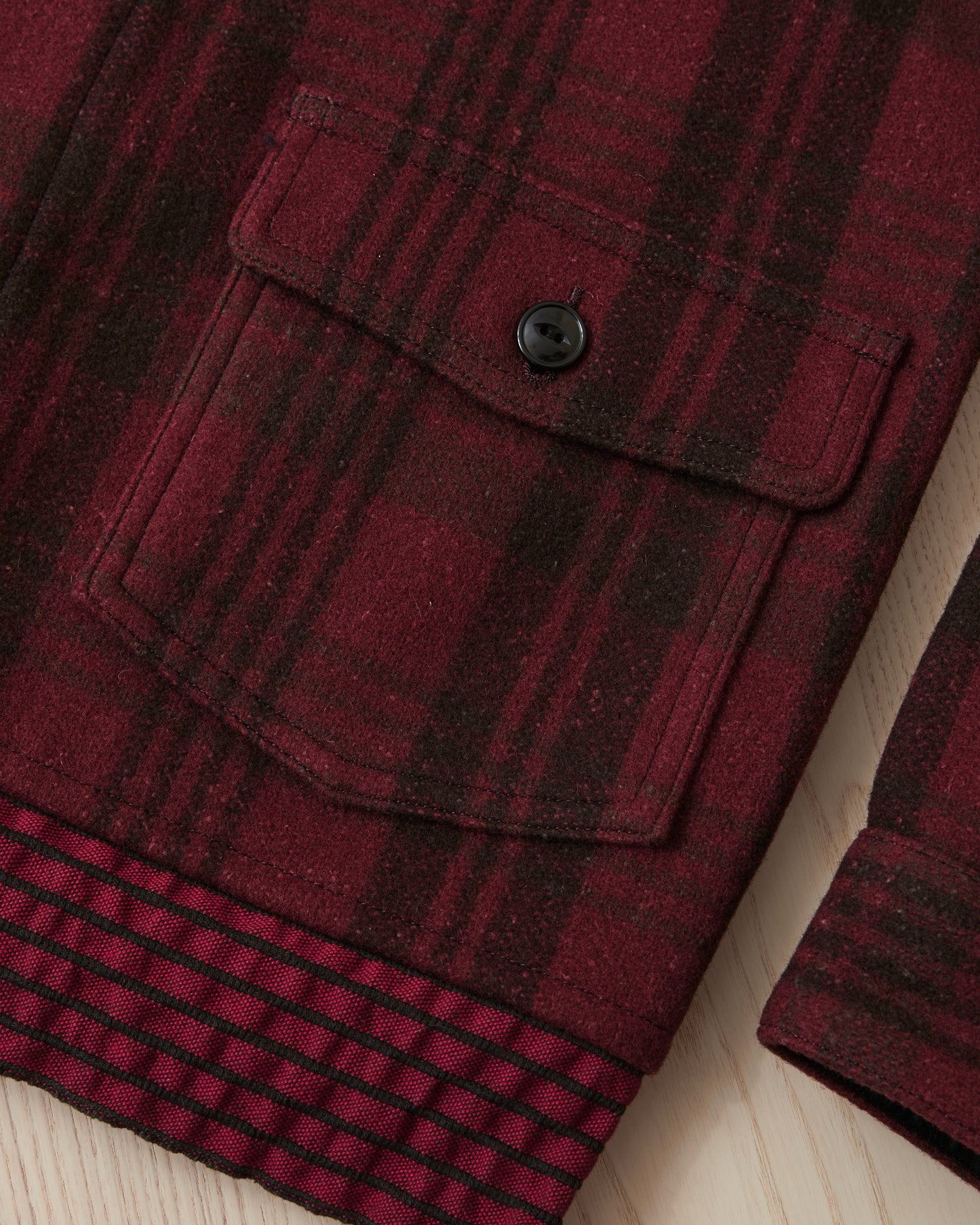 Buzz Rickson's BR15752 Red Wool Plaid Jacket Civilian Conservation Corps