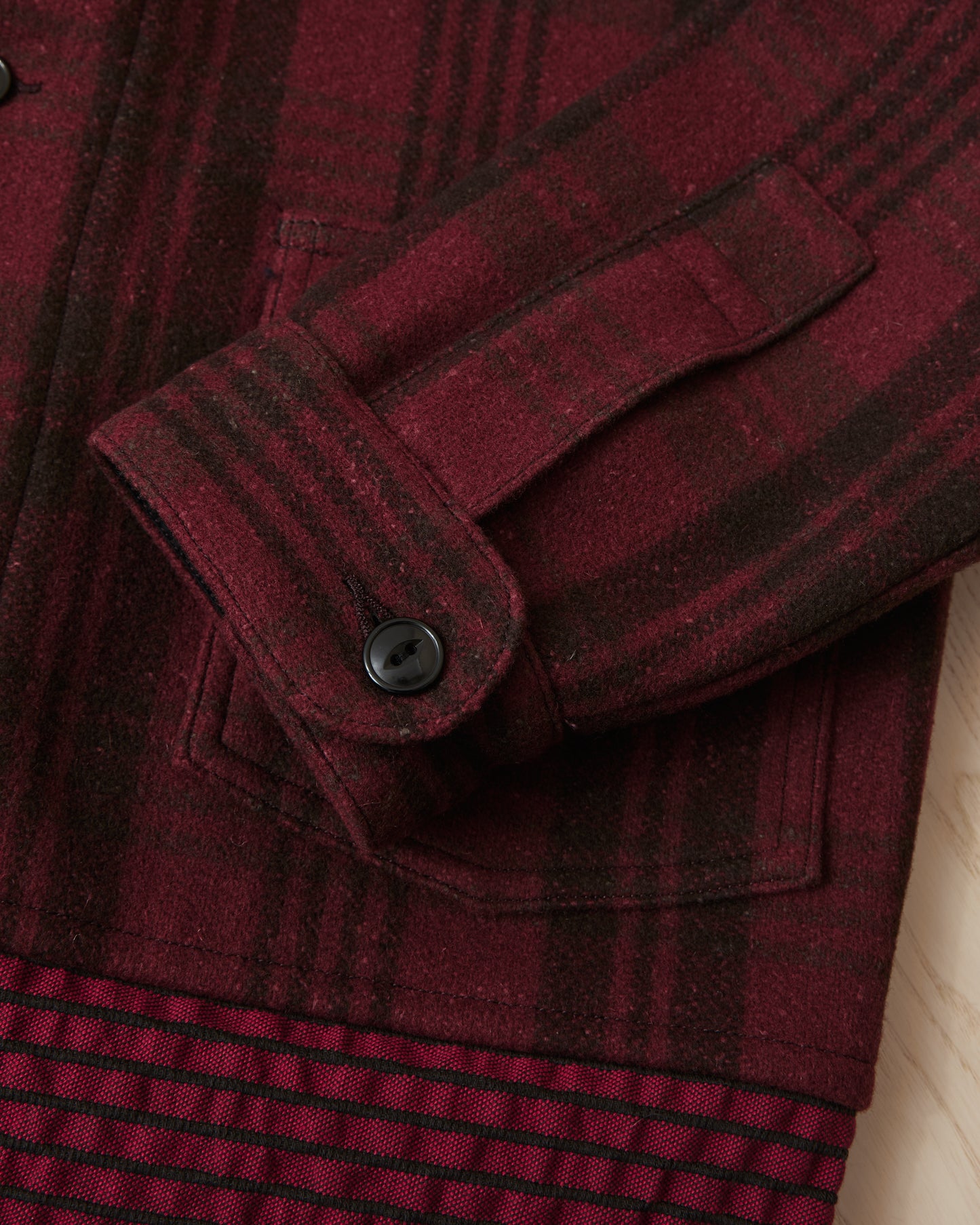 Buzz Rickson's BR15752 Red Wool Plaid Jacket Civilian Conservation Corps