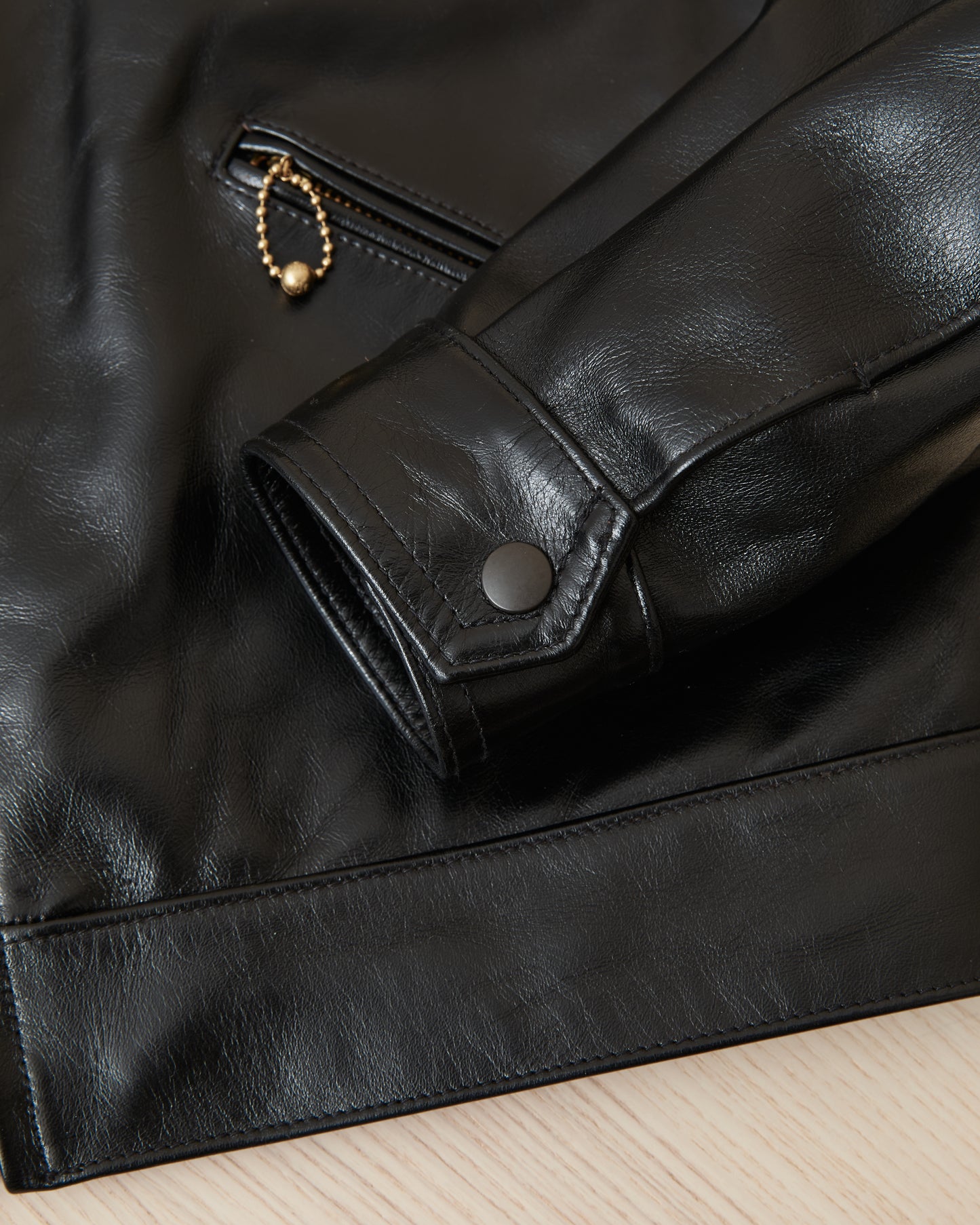 Bryceland's Brent Horsehide Leather Jacket Black