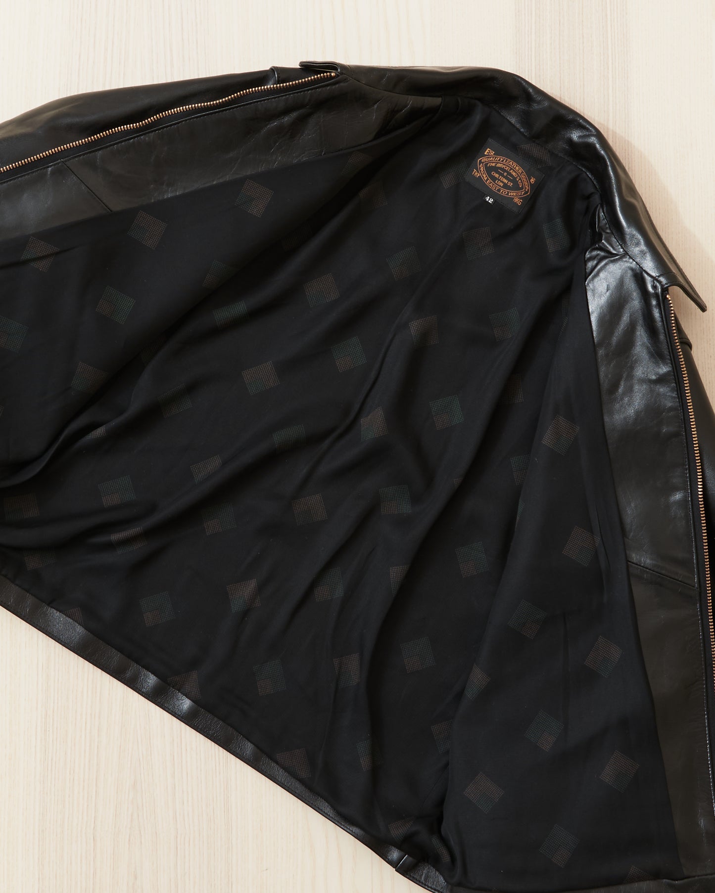 Bryceland's Brent Horsehide Leather Jacket Black