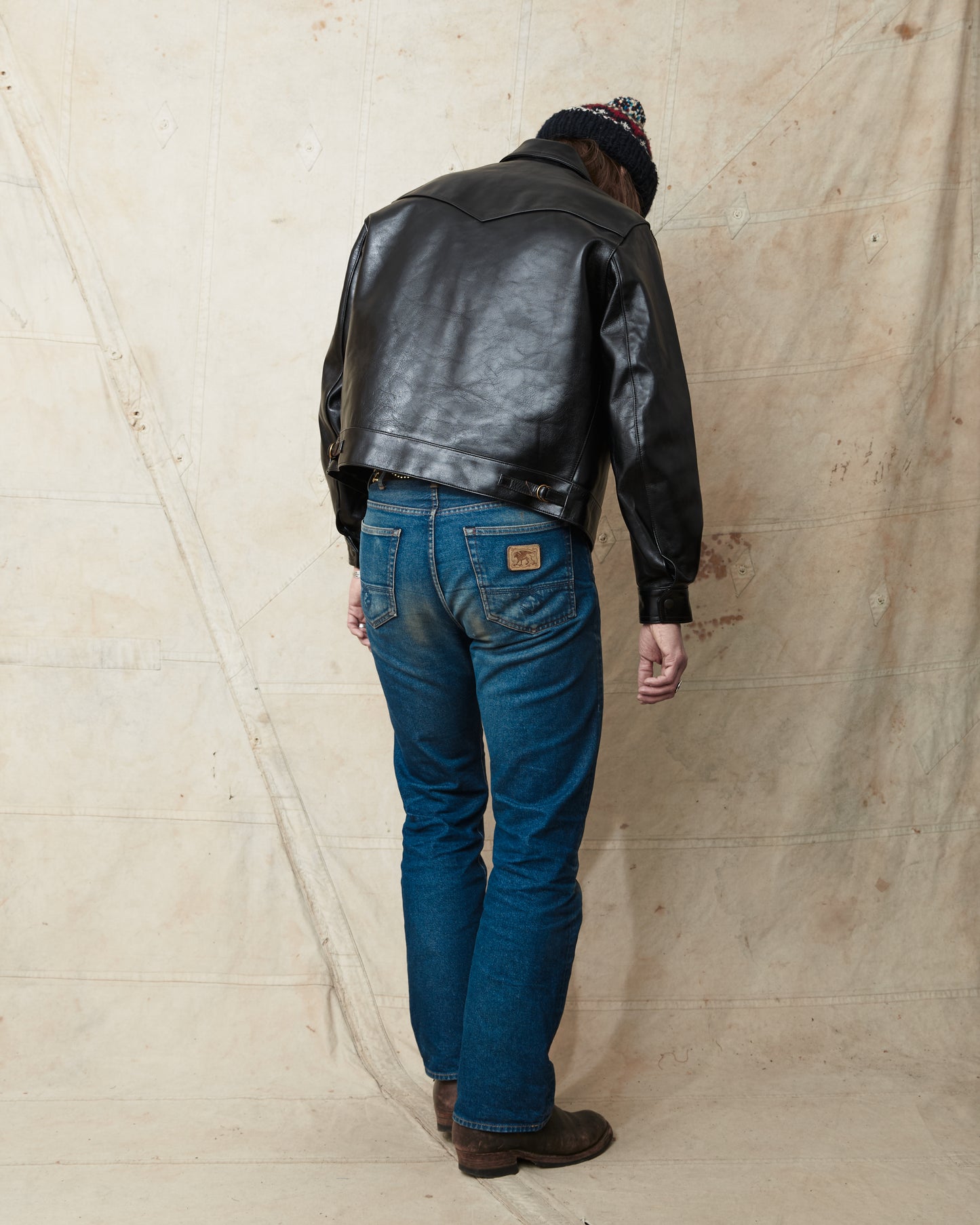 Bryceland's Brent Horsehide Leather Jacket Black