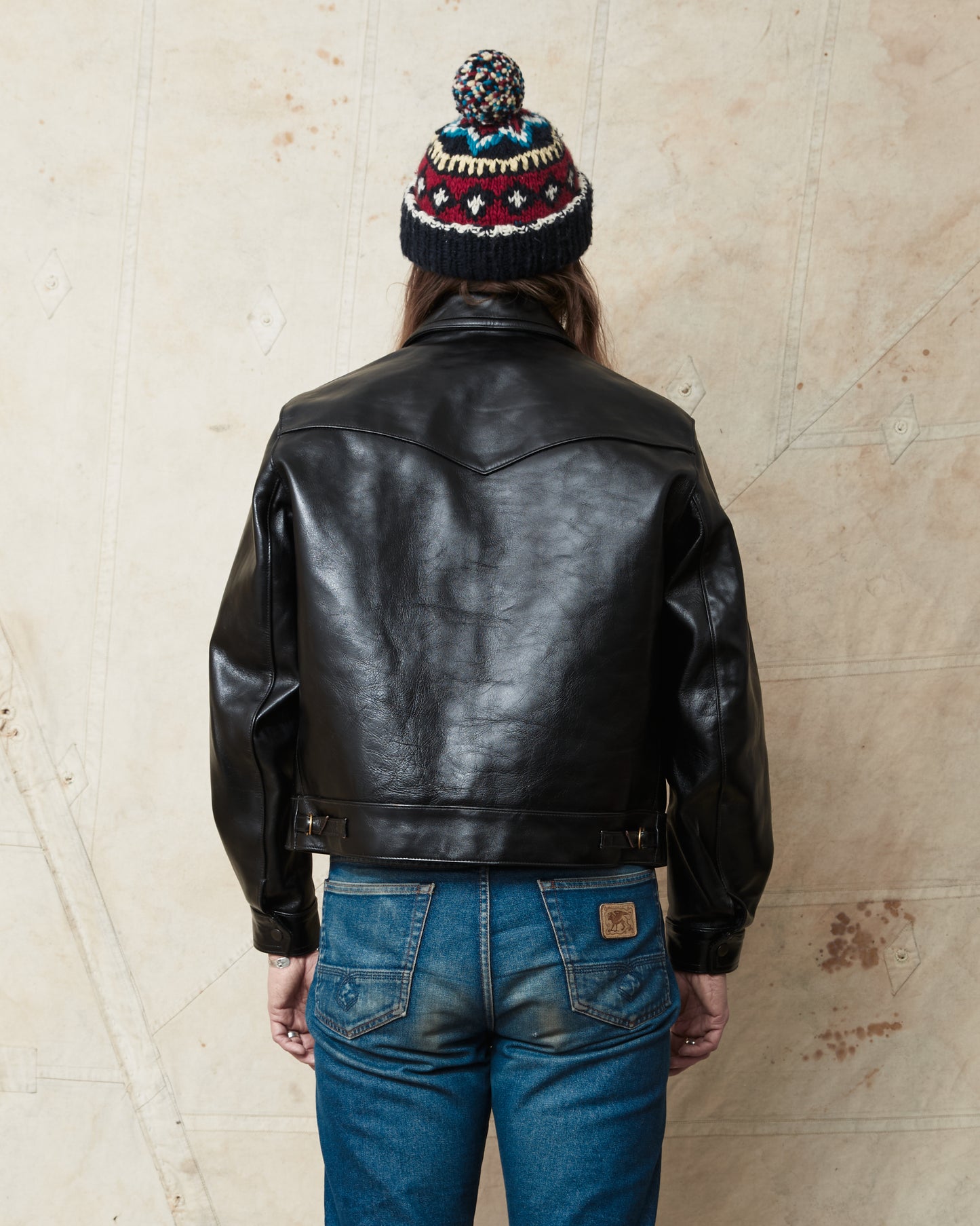 Bryceland's Brent Horsehide Leather Jacket Black