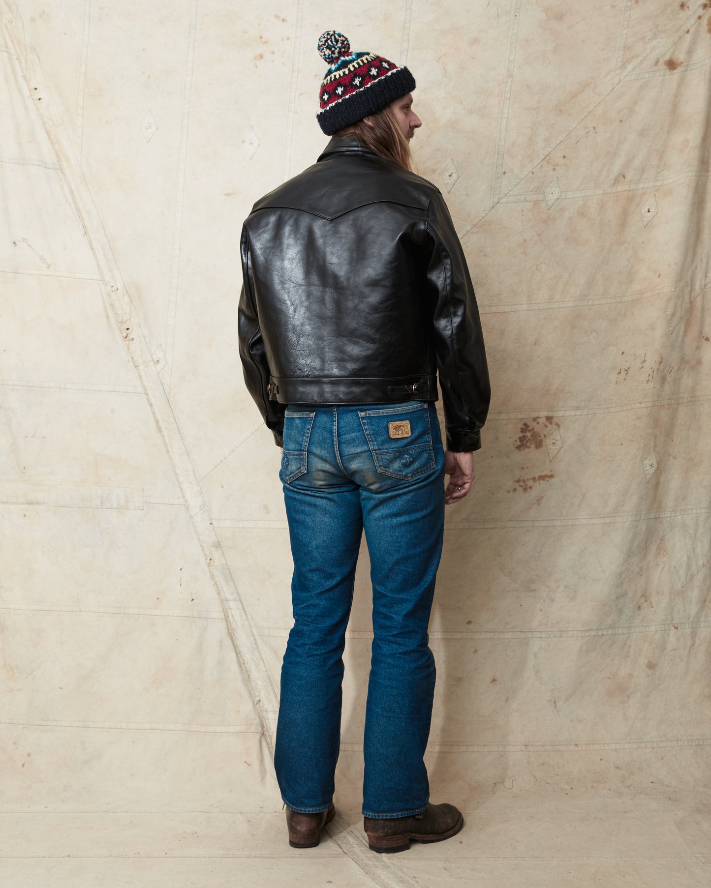 Bryceland's Brent Horsehide Leather Jacket Black