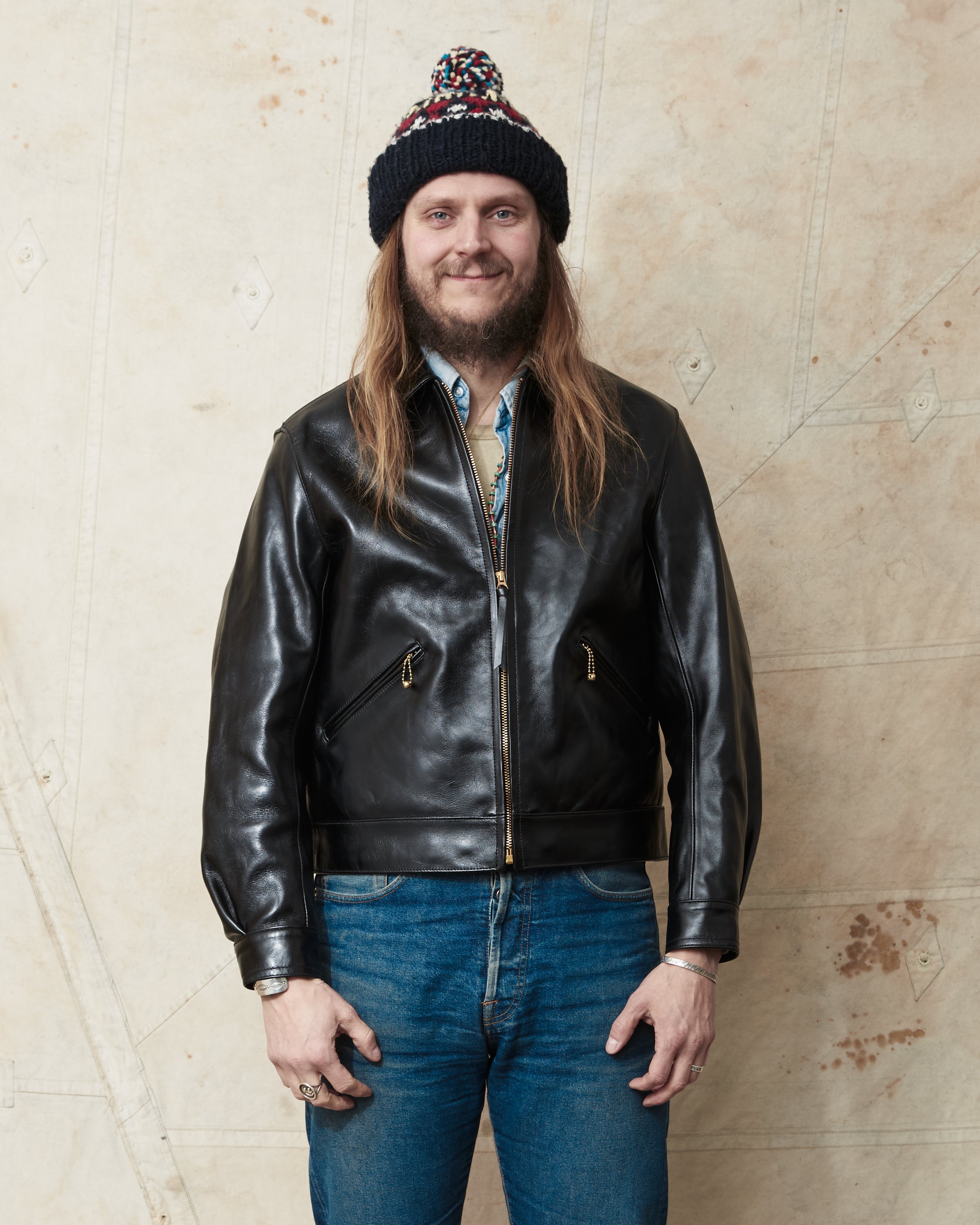 Bryceland's Brent Horsehide Leather Jacket Black – Second Sunrise