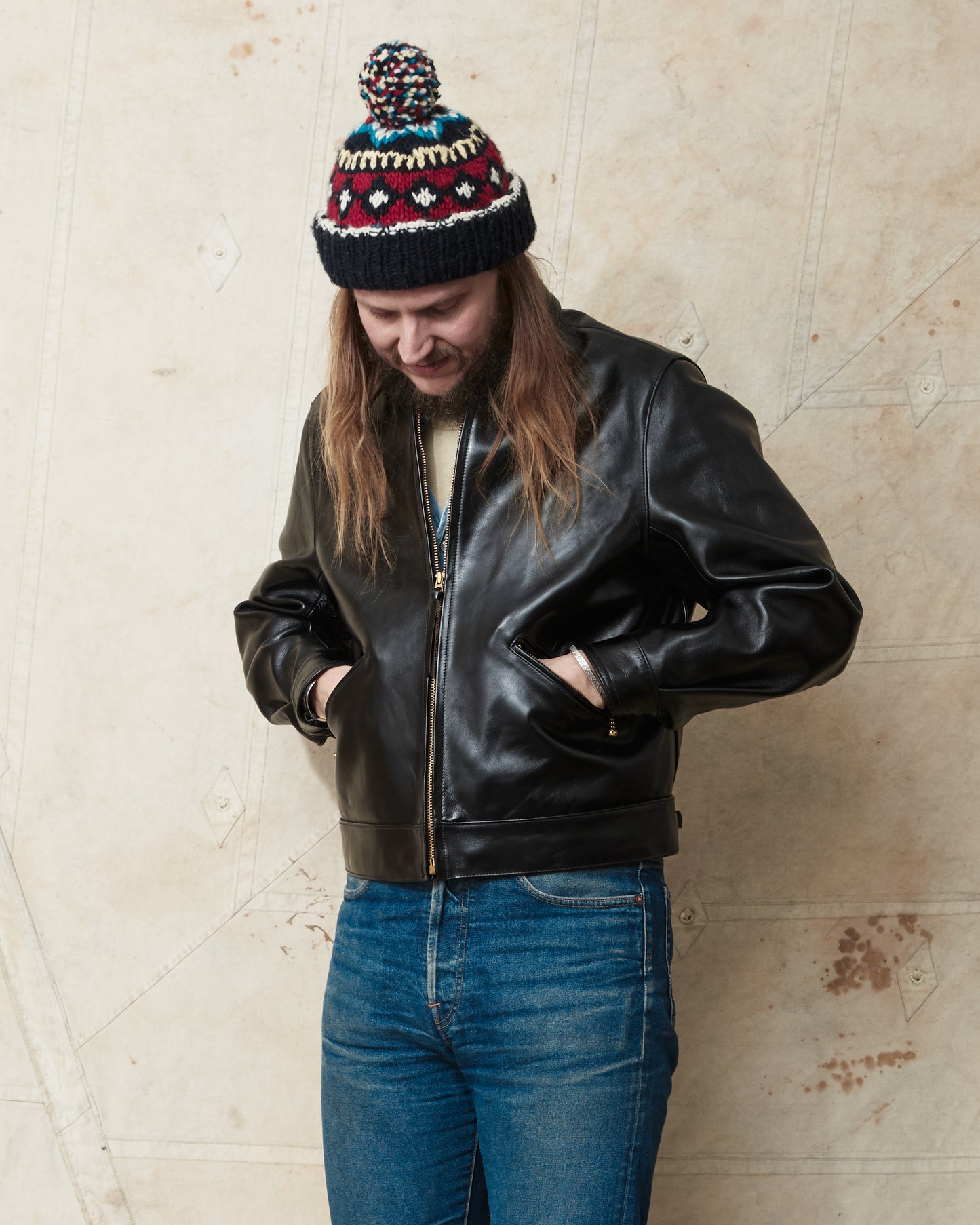 Bryceland's Brent Horsehide Leather Jacket Black