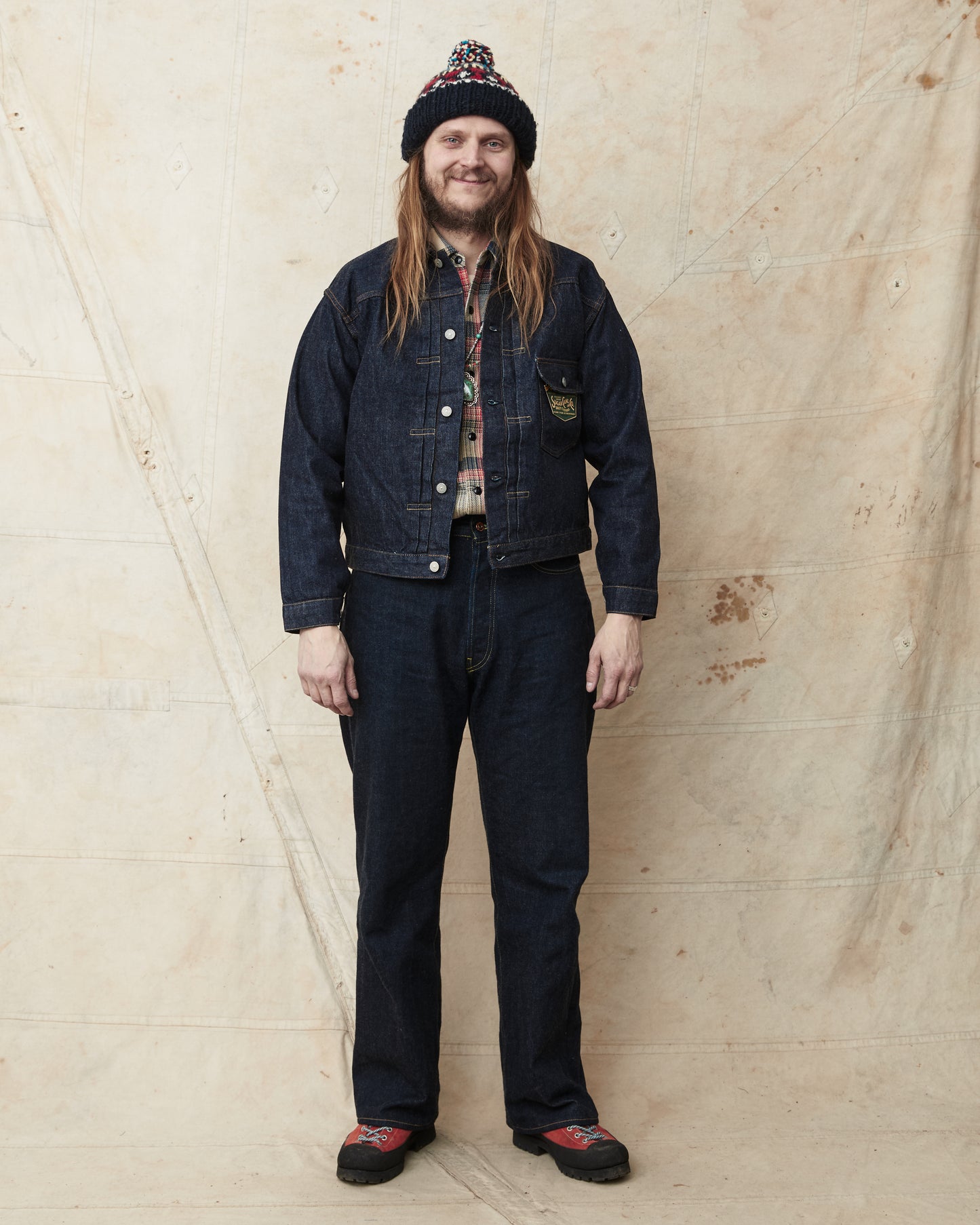 Sugar Cane & Co. SC11936 / 13oz Type 1 Denim Blouse 1936 Model