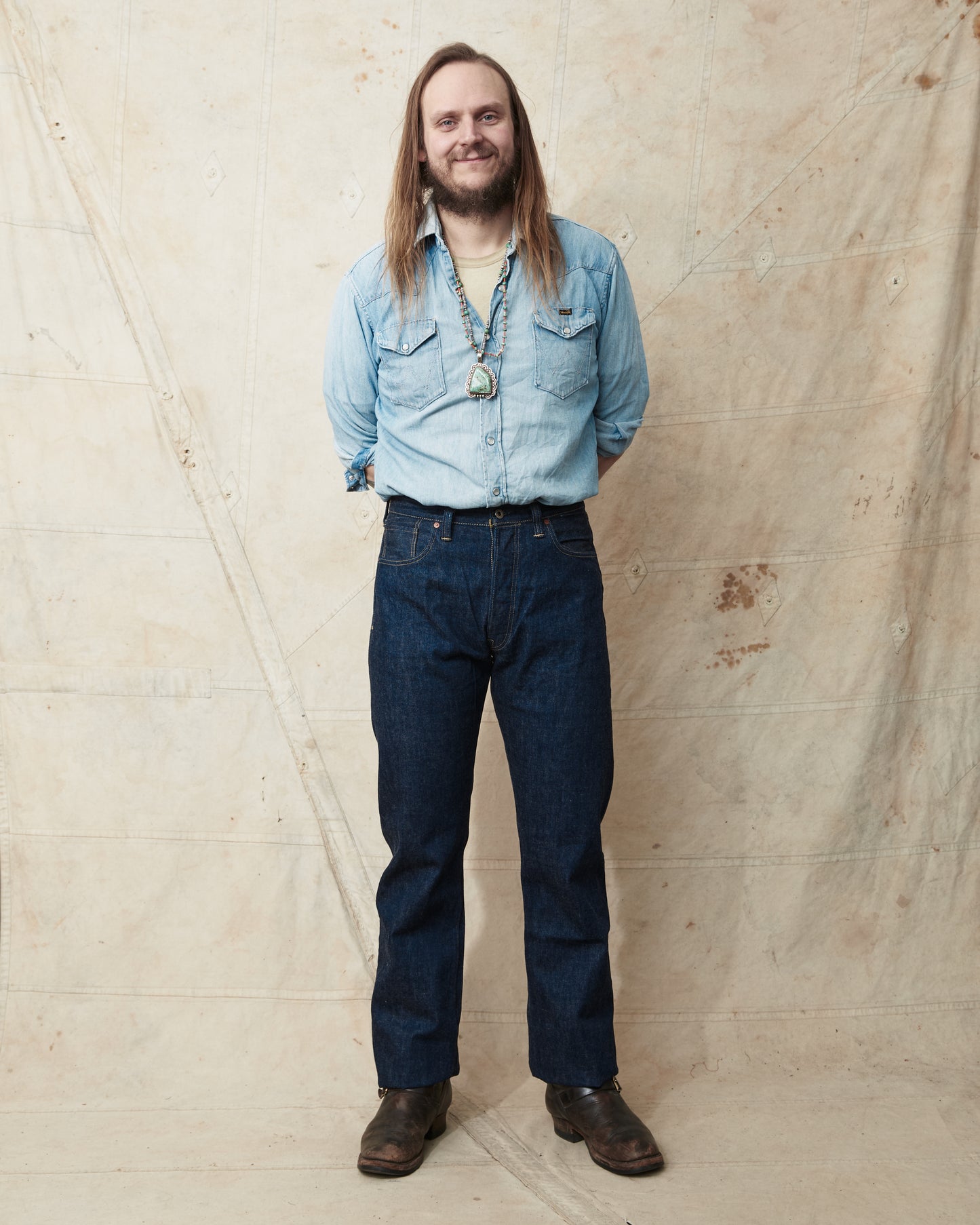 Buzz Rickson's World War II Waist Overalls Jeans BR43041