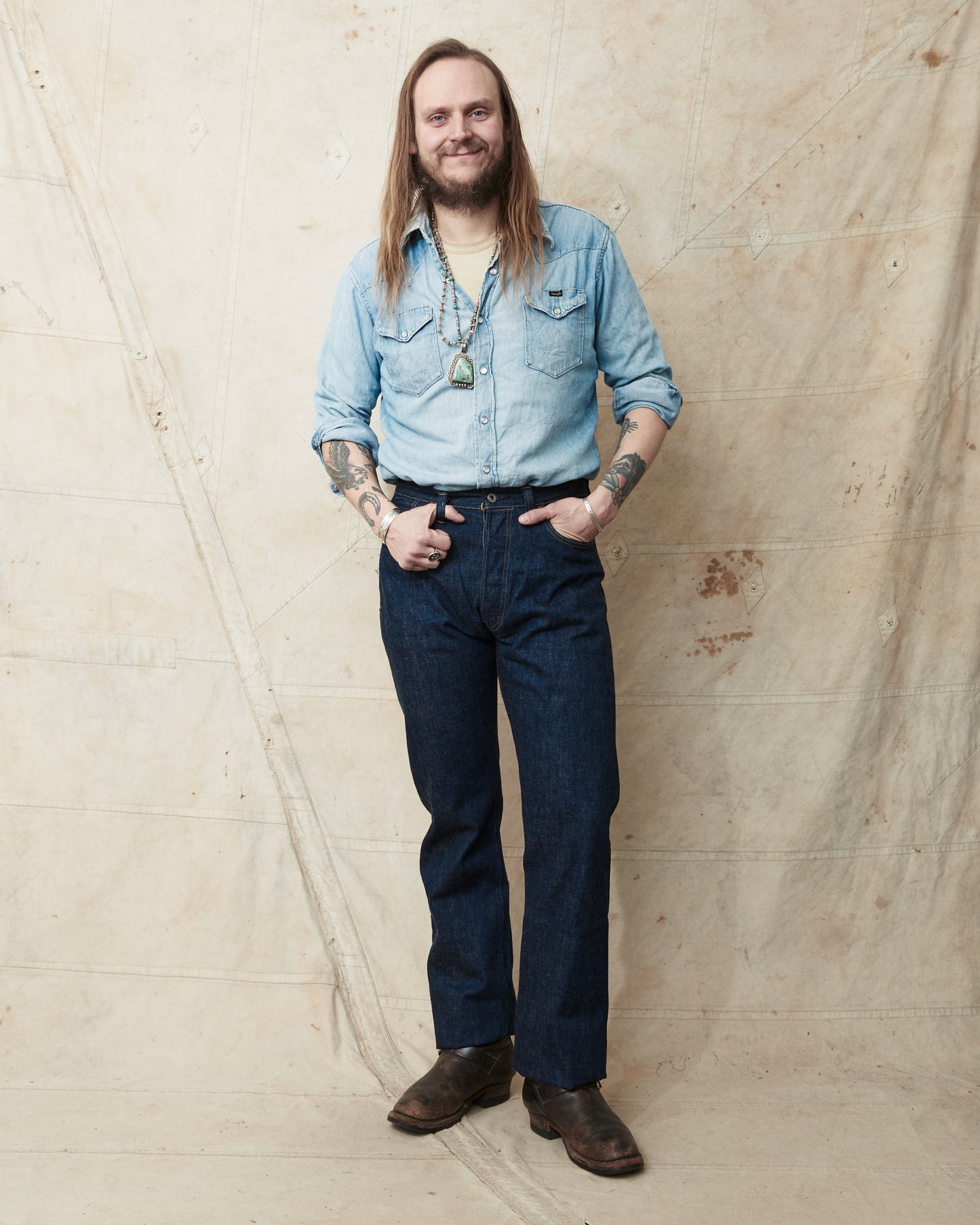 Buzz Rickson's World War II Waist Overalls Jeans BR43041