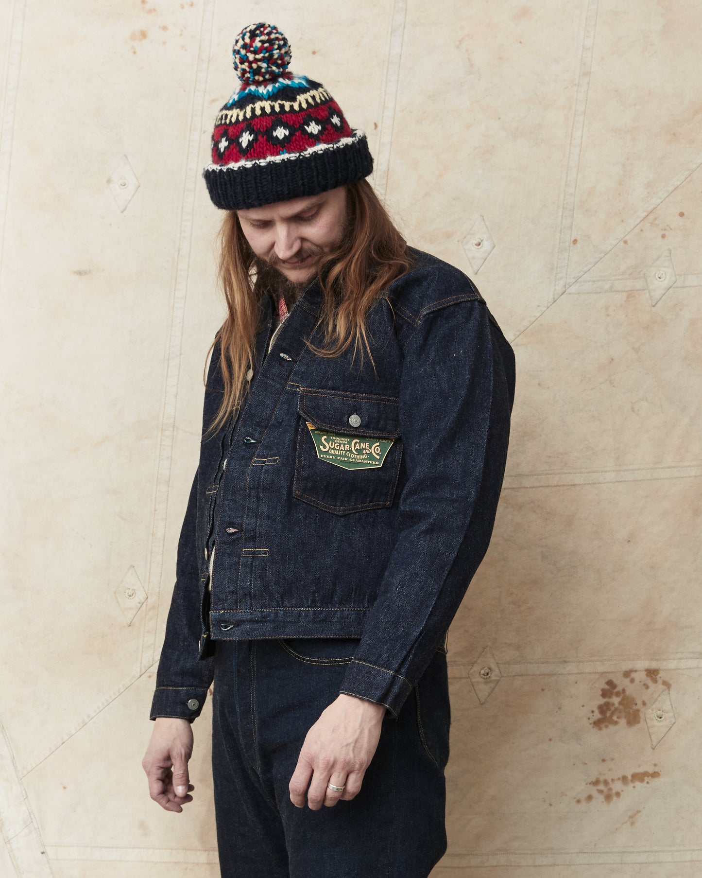 Sugar Cane & Co. SC11936 / 13oz Type 1 Denim Blouse 1936 Model