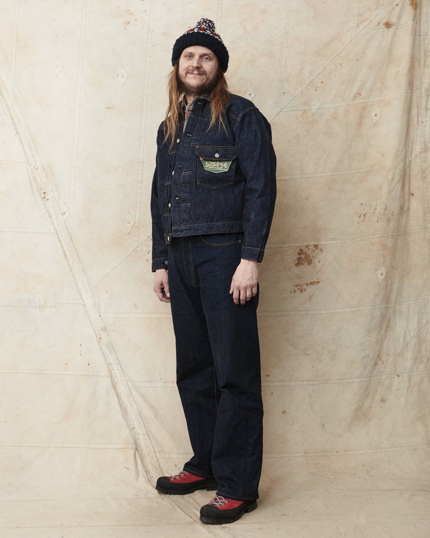 Sugar Cane & Co. SC11936 / 13oz Type 1 Denim Blouse 1936 Model