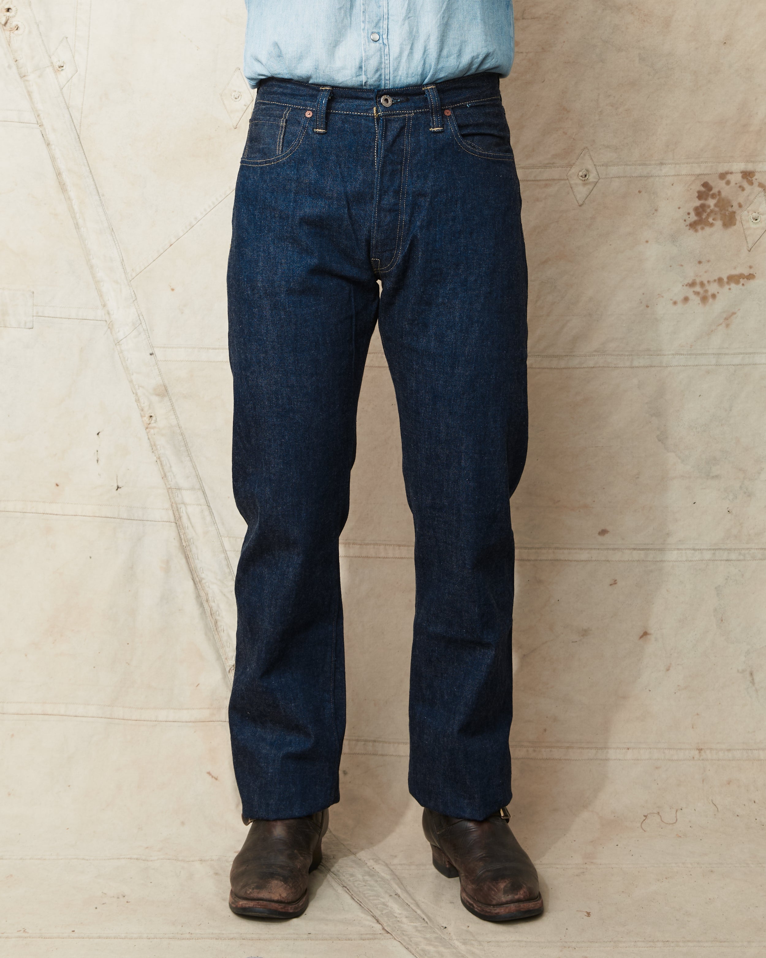 Buzz Rickson's World War II Waist Overalls Jeans BR43041 – Second