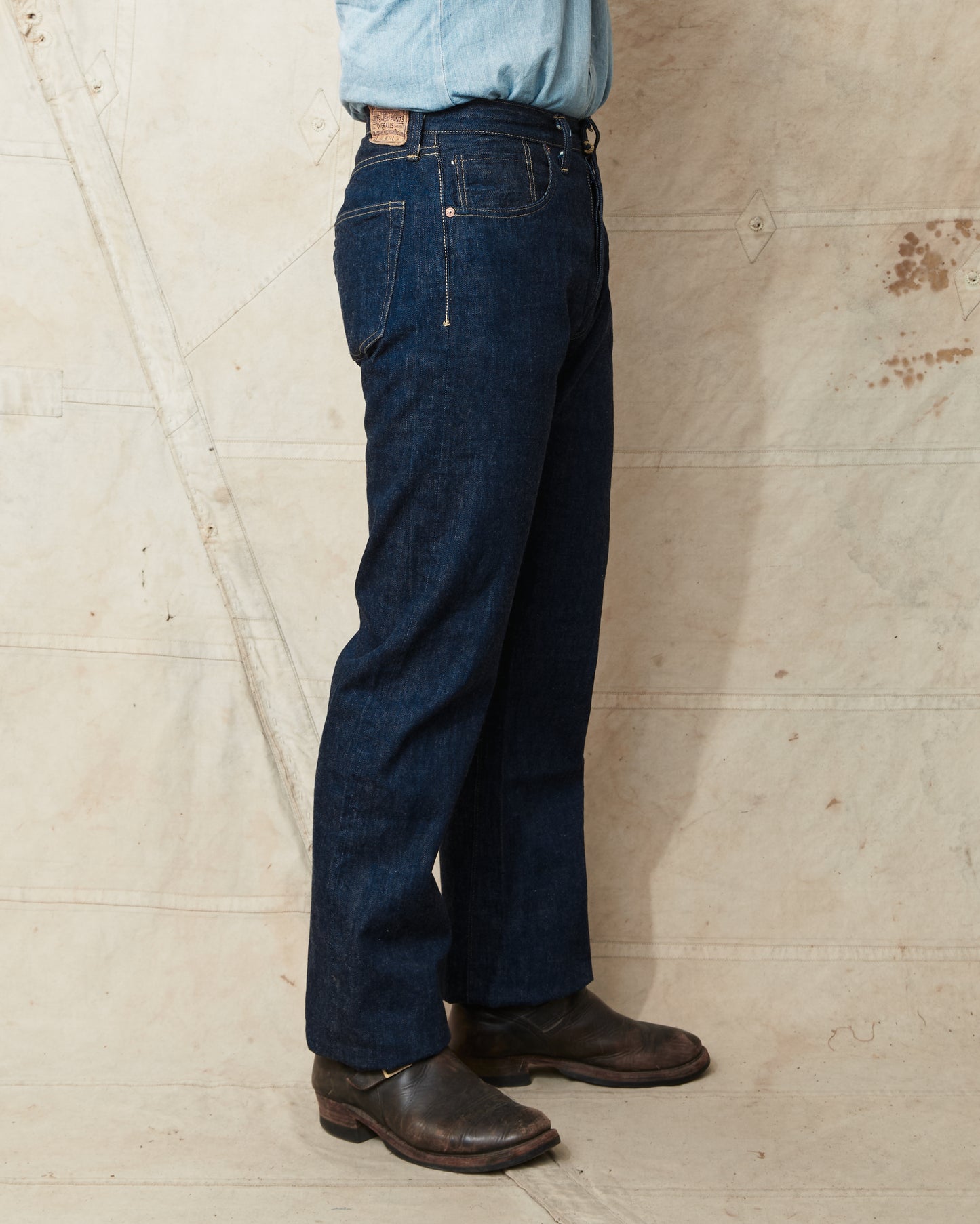 Buzz Rickson's World War II Waist Overalls Jeans BR43041