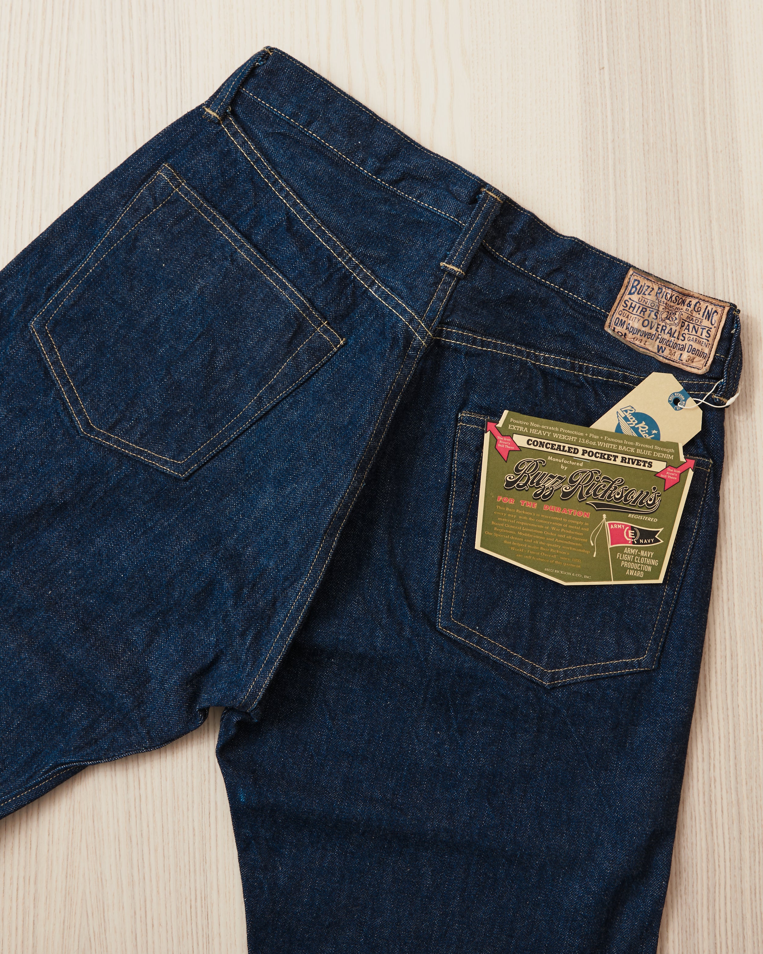 Buzz Rickson's World War II Waist Overalls Jeans BR43041 – Second