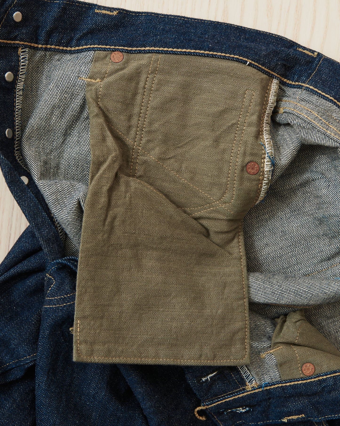 Buzz Rickson's World War II Waist Overalls Jeans BR43041