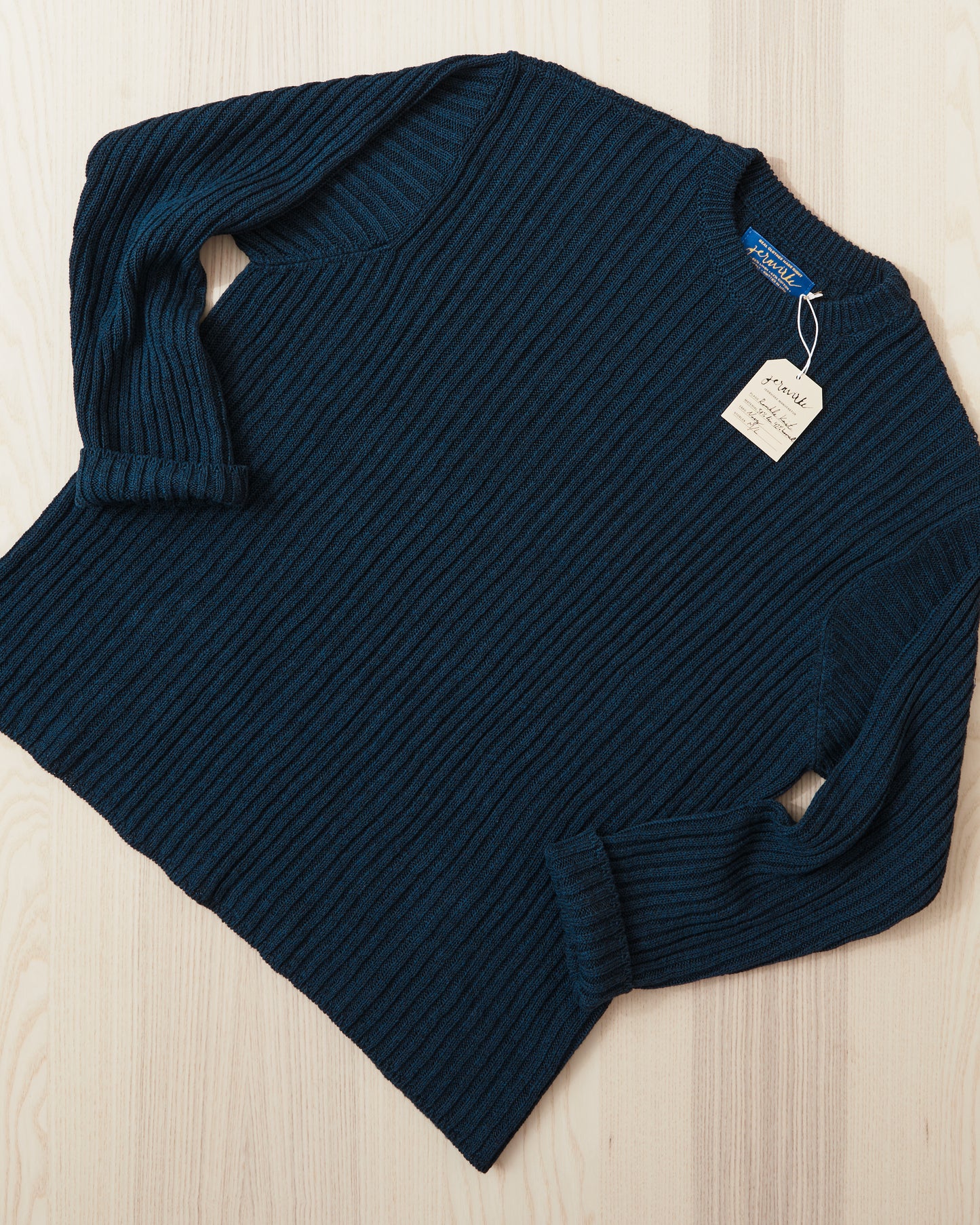 Jernvirke Ramble Linen / Cotton Knit Navy
